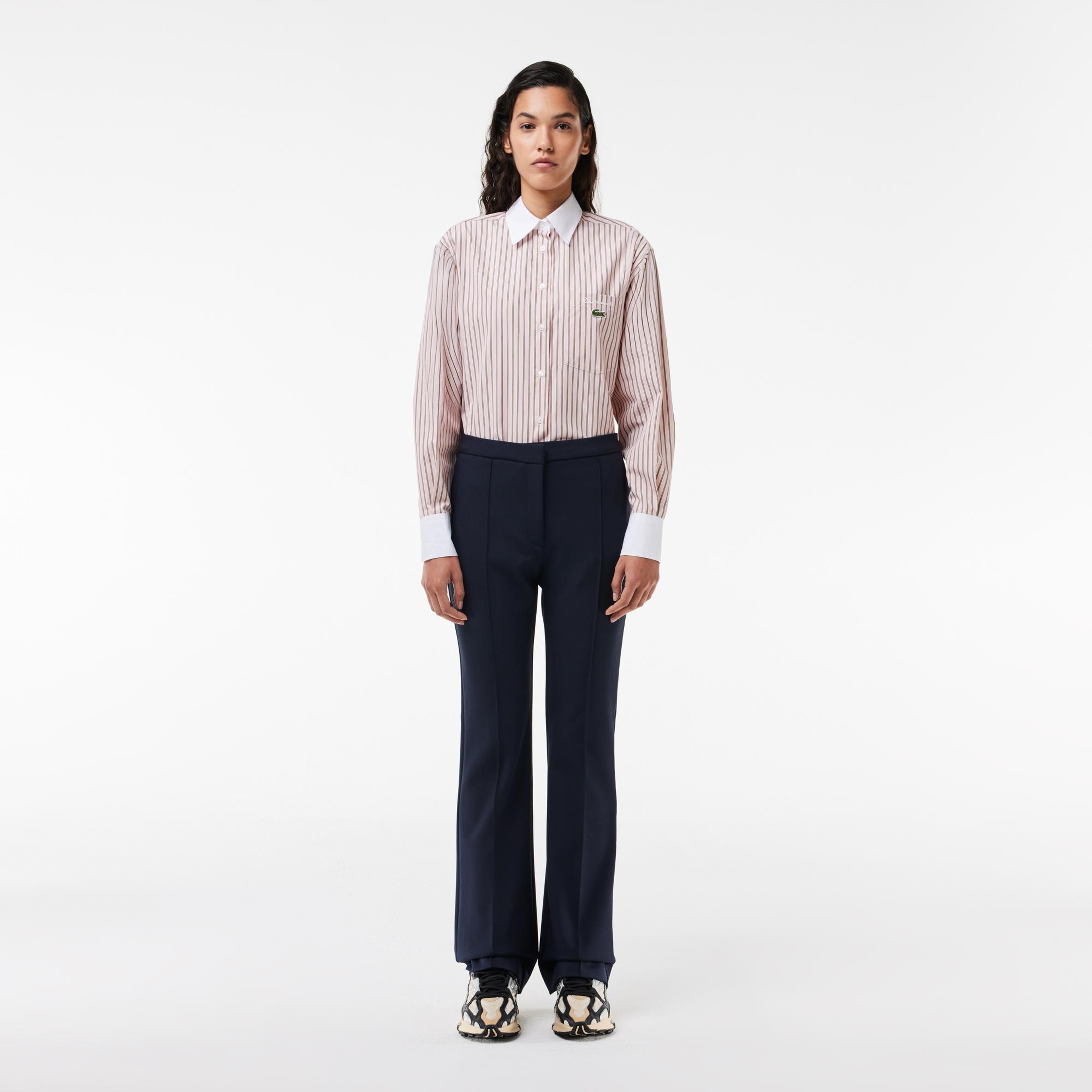 Kadın Flare Fit Lacivert Pantolon