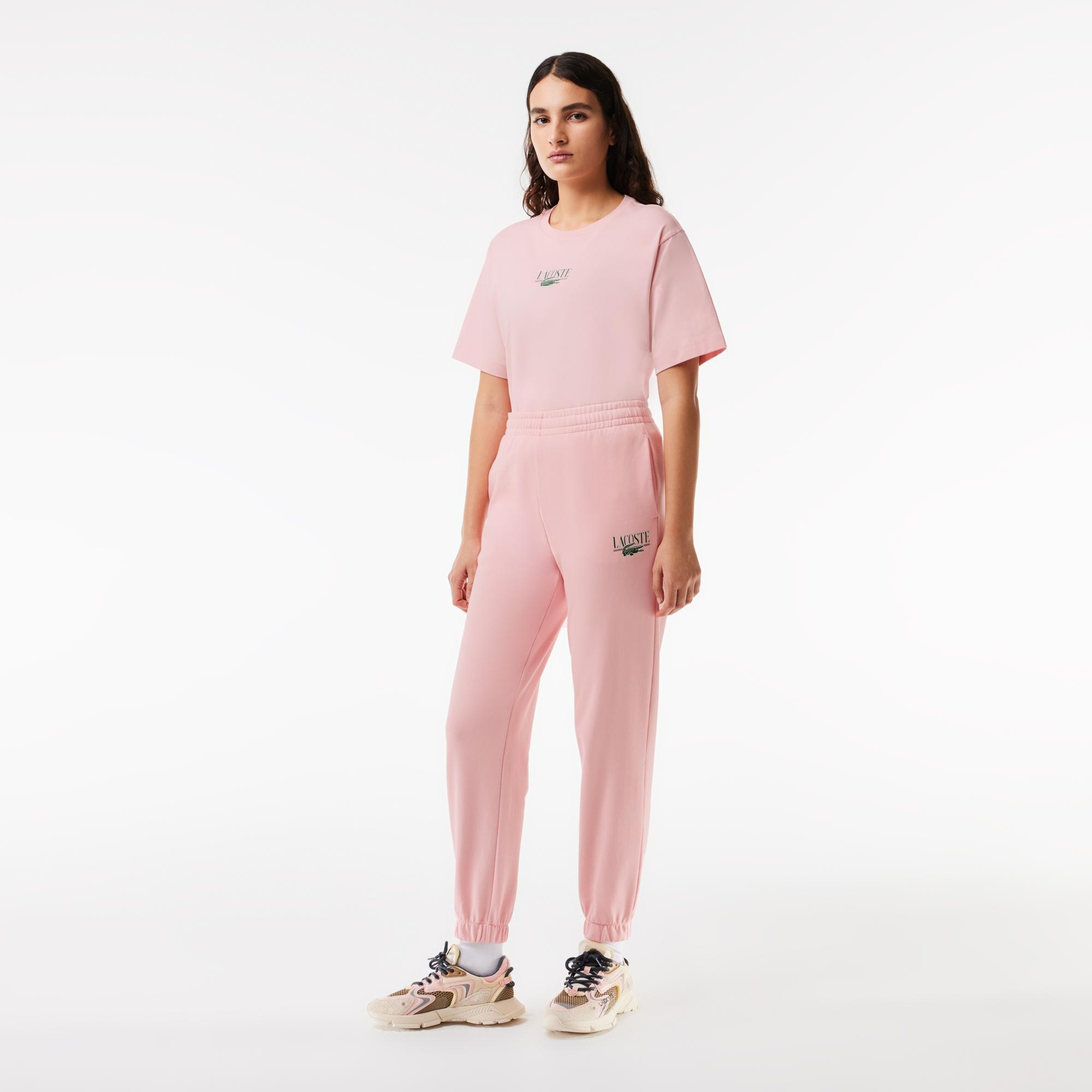 Kadın Jogger Pembe Eşofman Altı