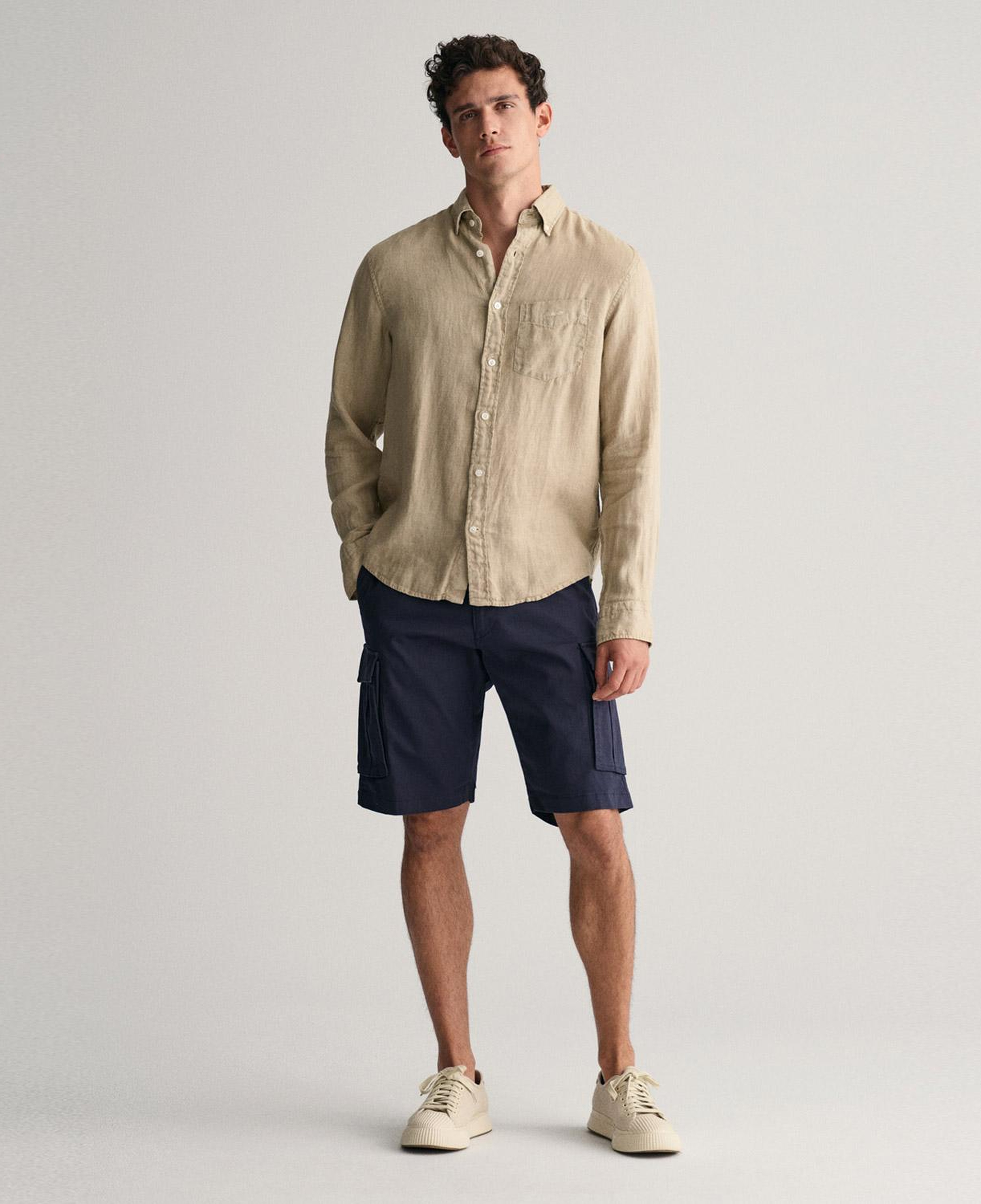 GANT Erkek Lacivert Relaxed Fit Şort