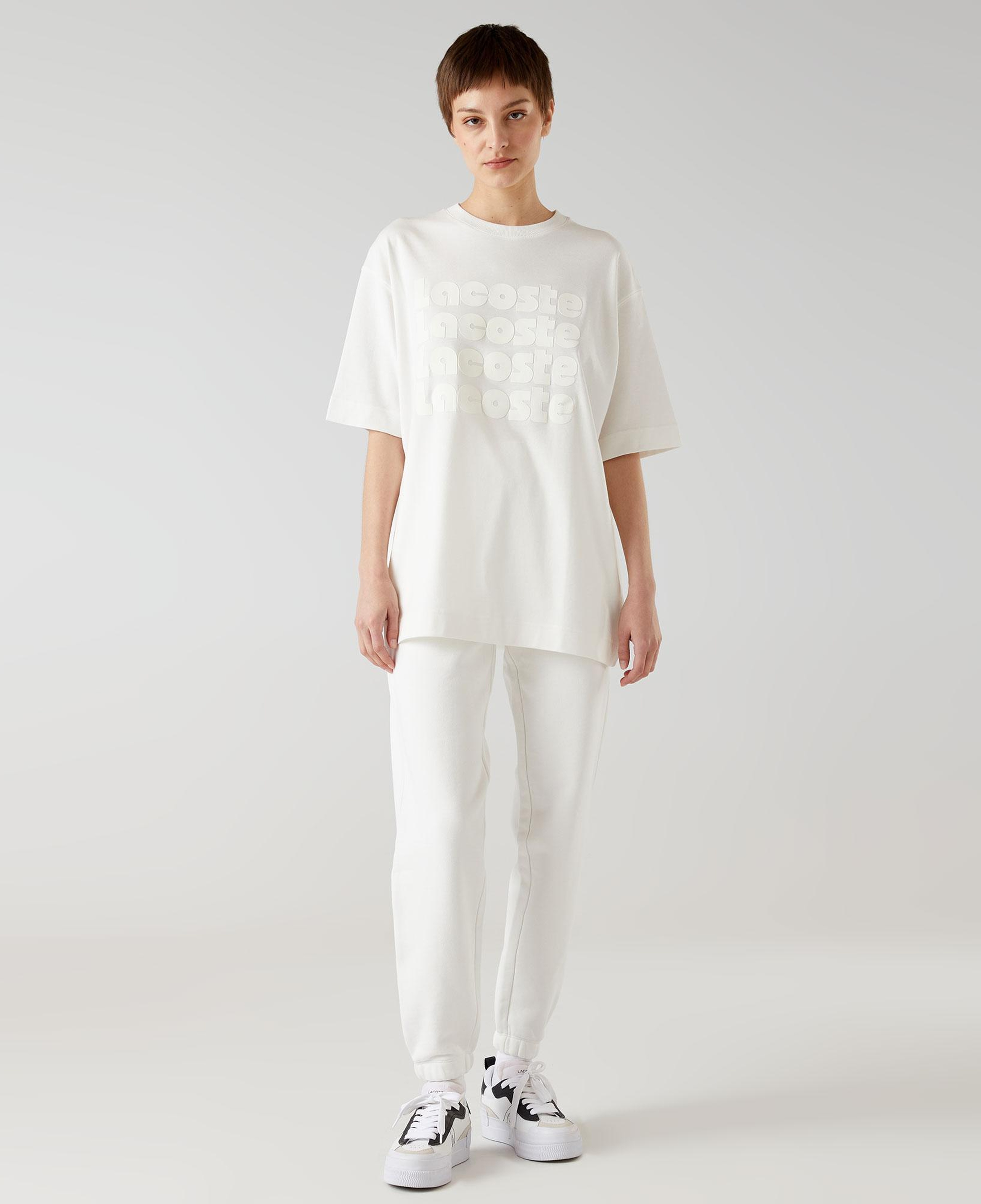 Lacoste Embroidered Kadın Beyaz Eşofman Altı