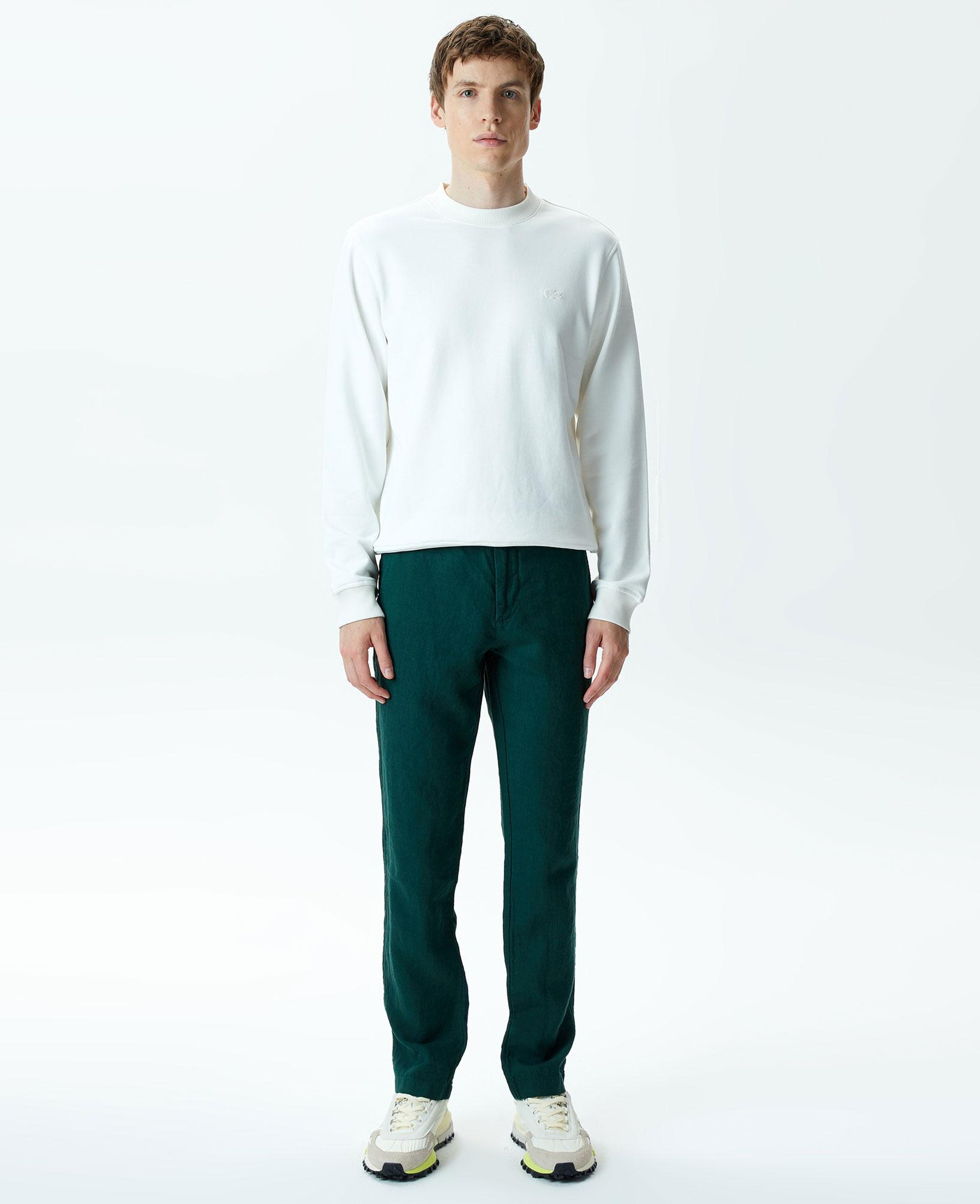 Erkek Slim Fit Chino Yeşil Pantolon