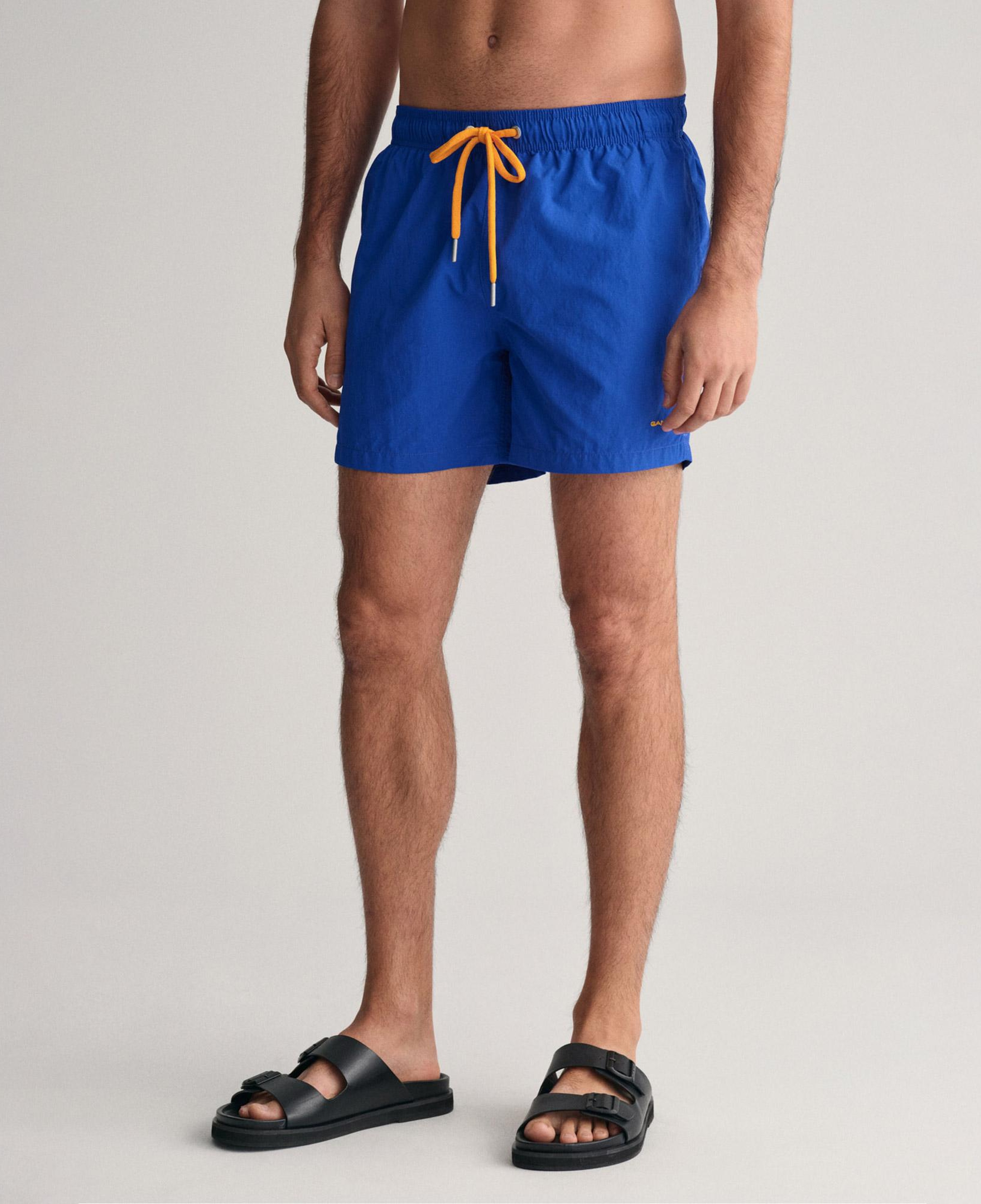 GANT Erkek Mavi Regular Fit Mayo Şort