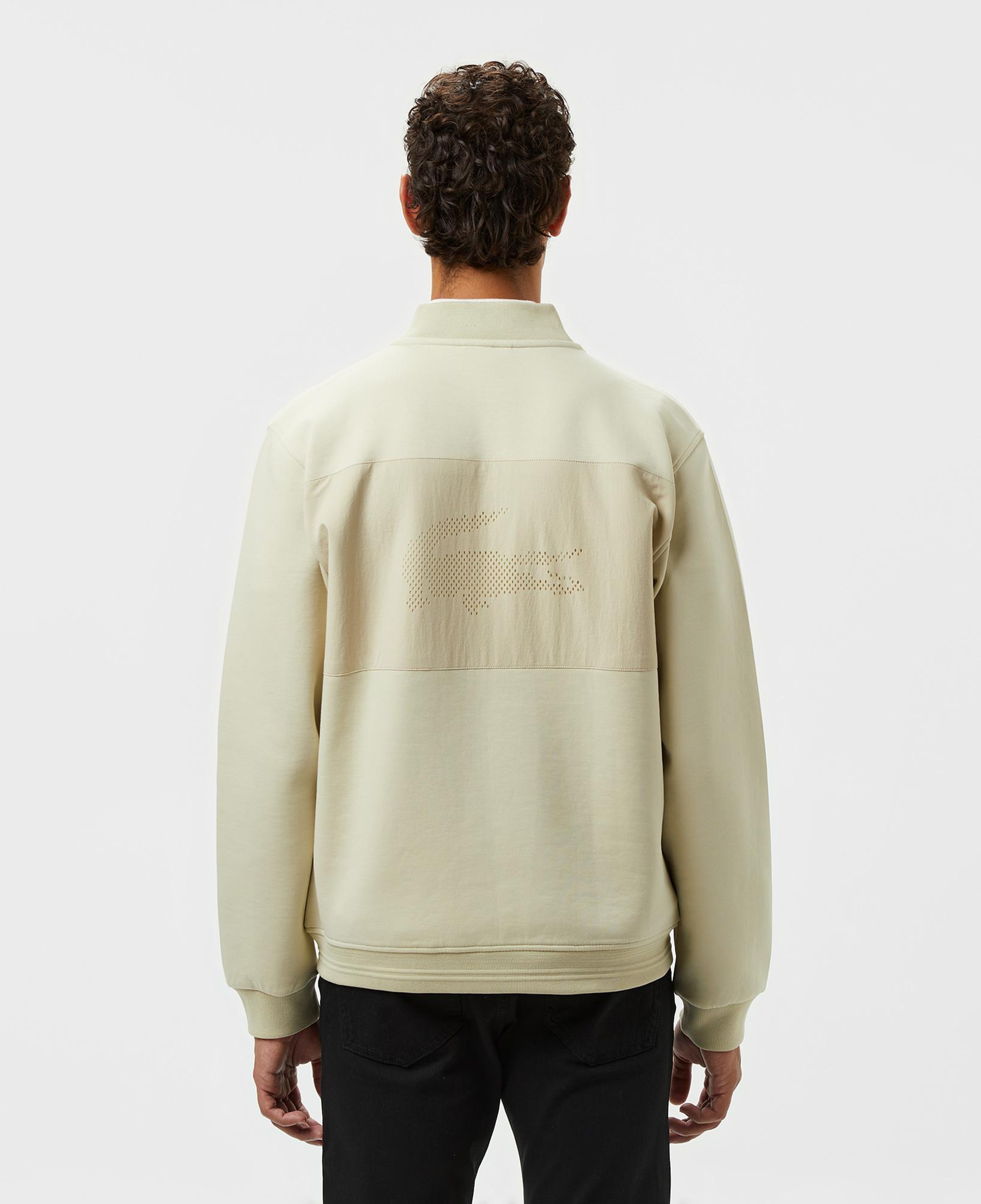 Erkek Fermuarlı Bej Sweatshirt