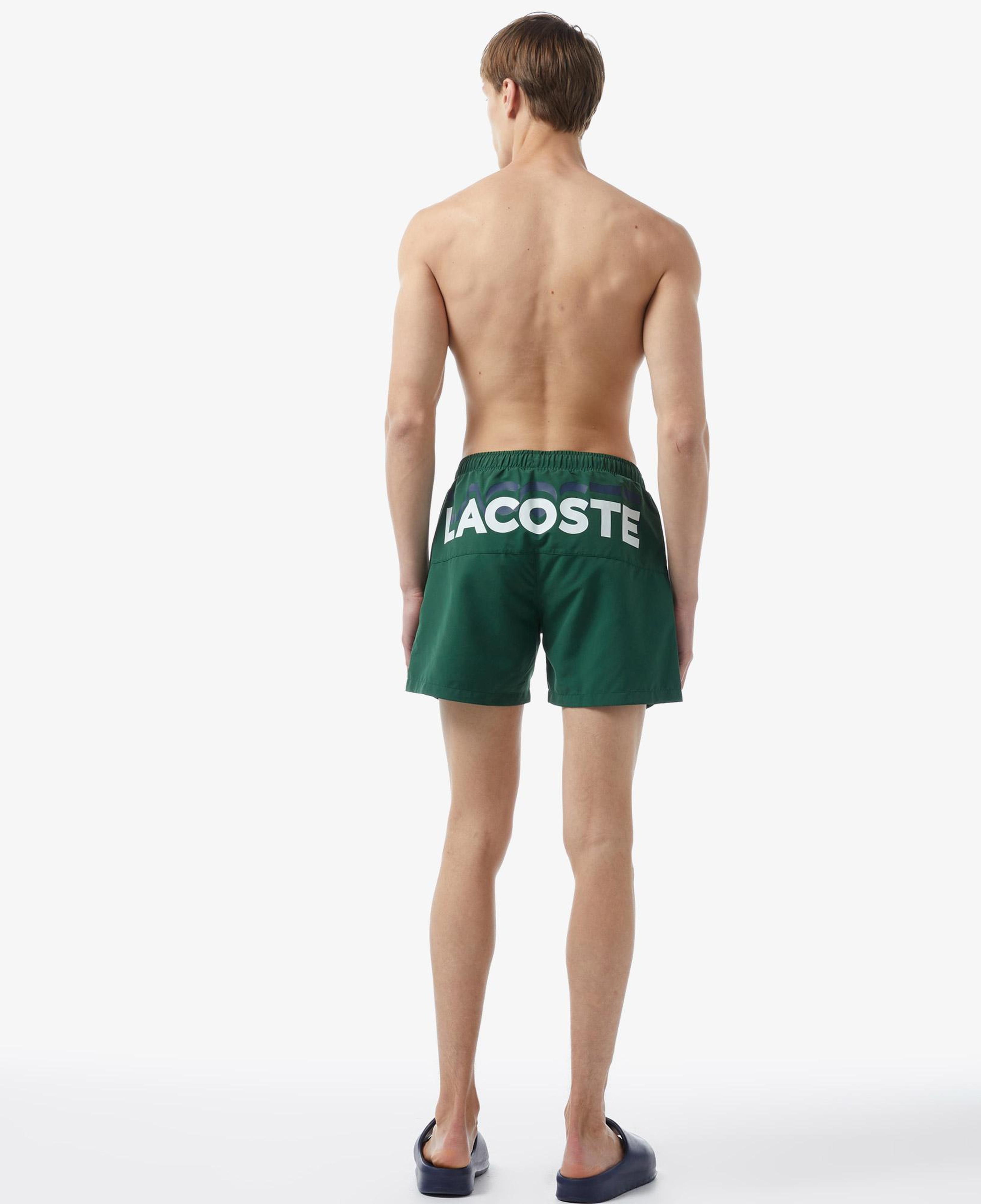 Lacoste Baskılı Erkek Yeşil Deniz Şortu
