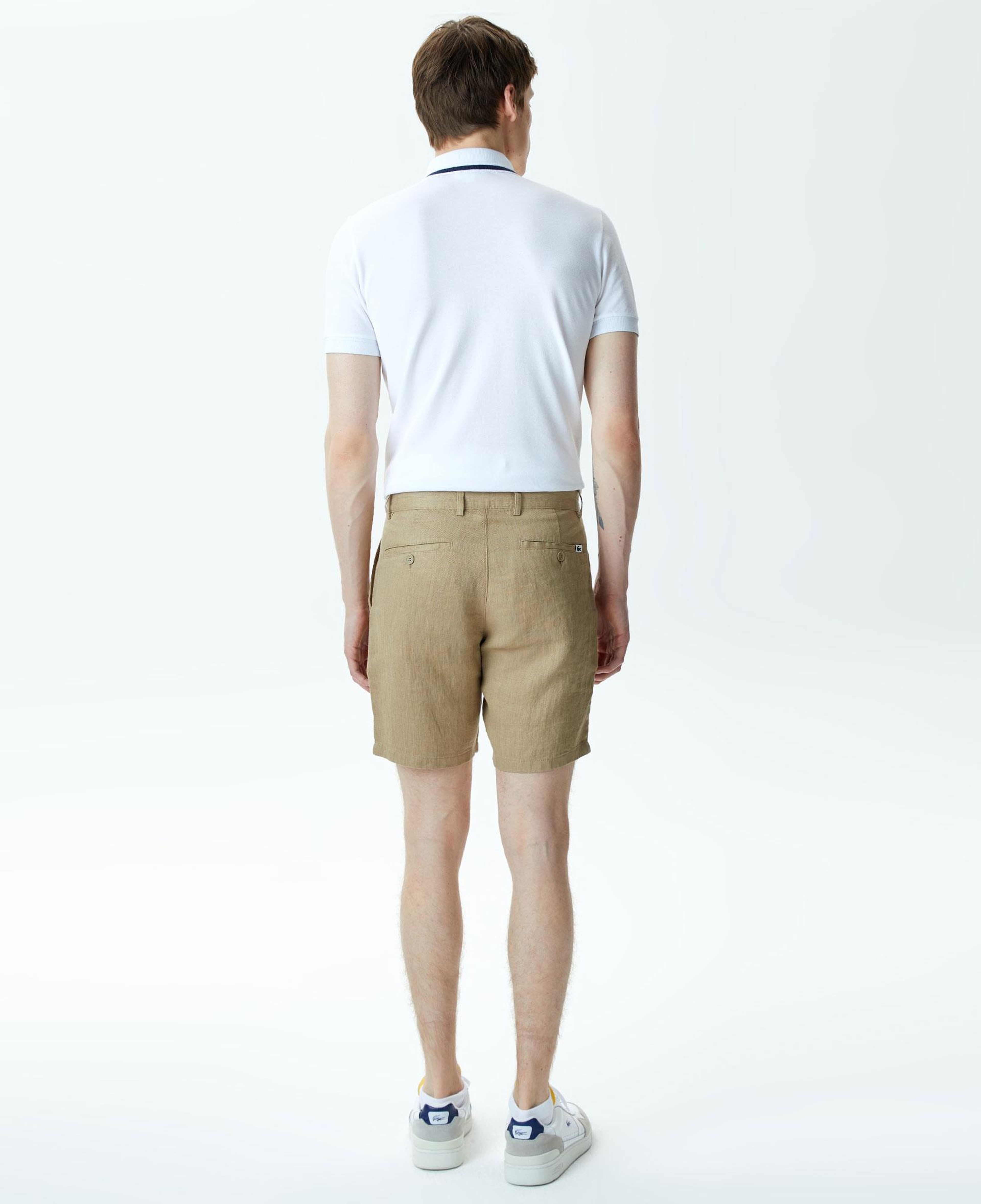Lacoste Erkek Slim Fit Keten Bermuda