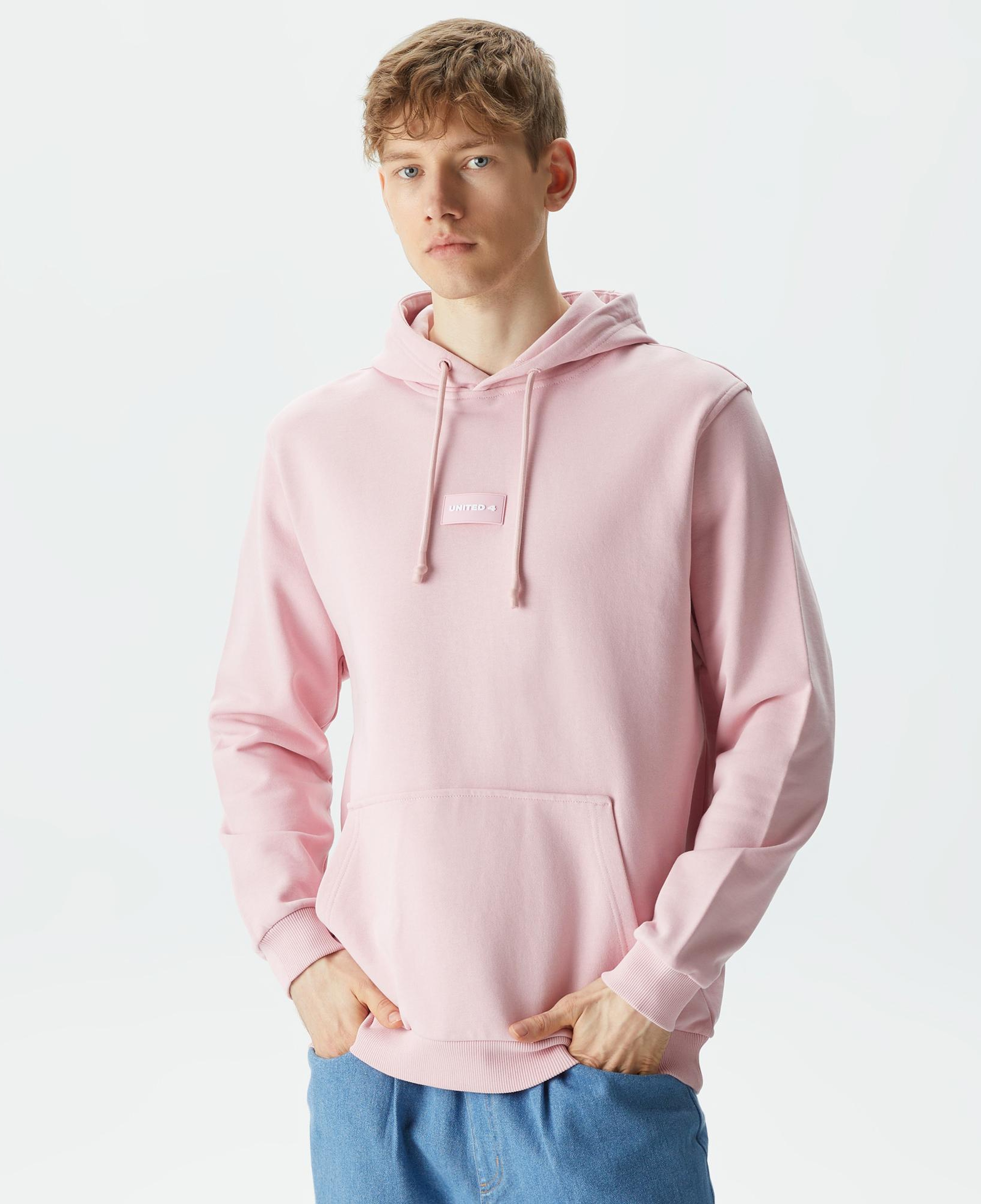 UNITED4 Erkek Pembe Sweatshirt