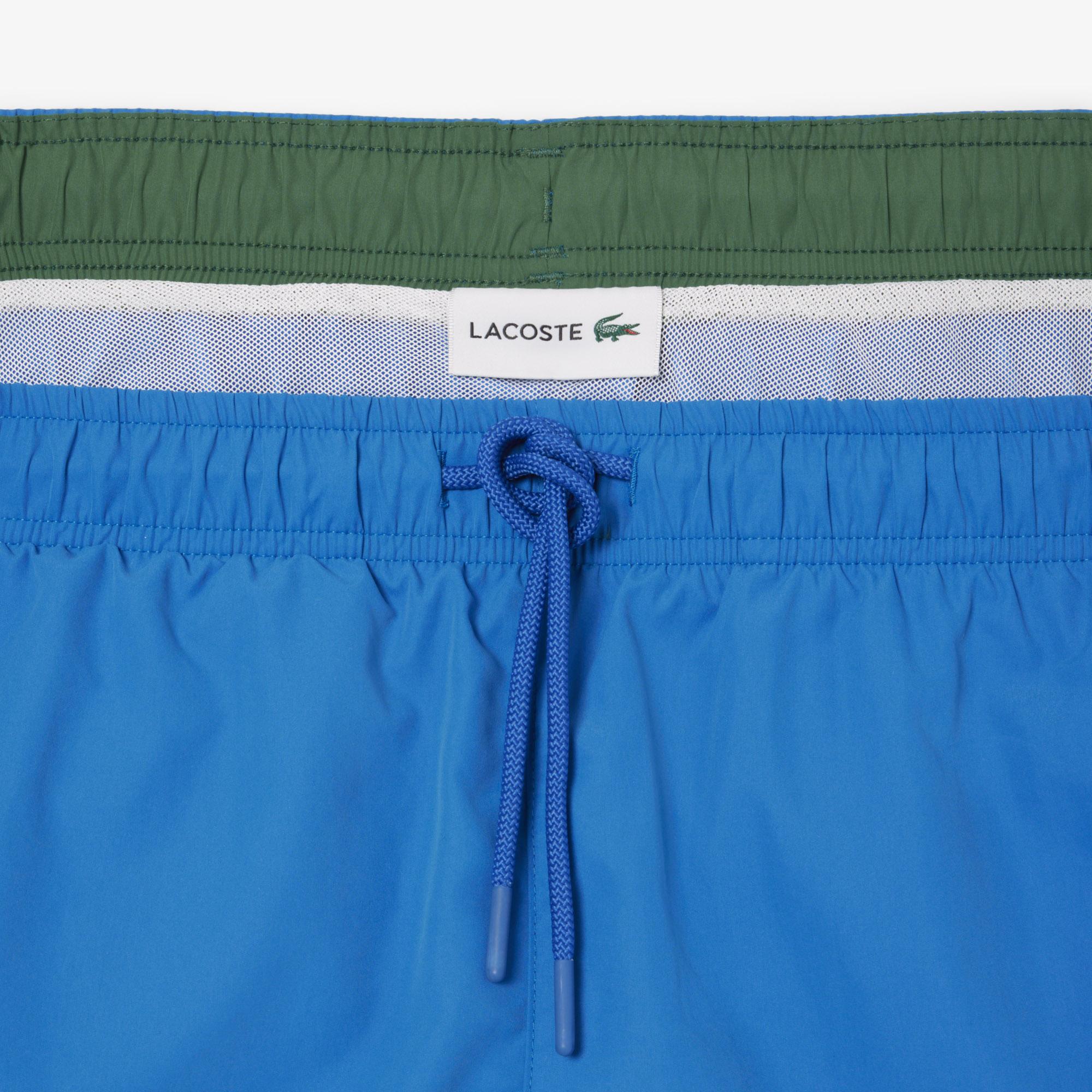 Lacoste Erkek Mavi Deniz Şortu