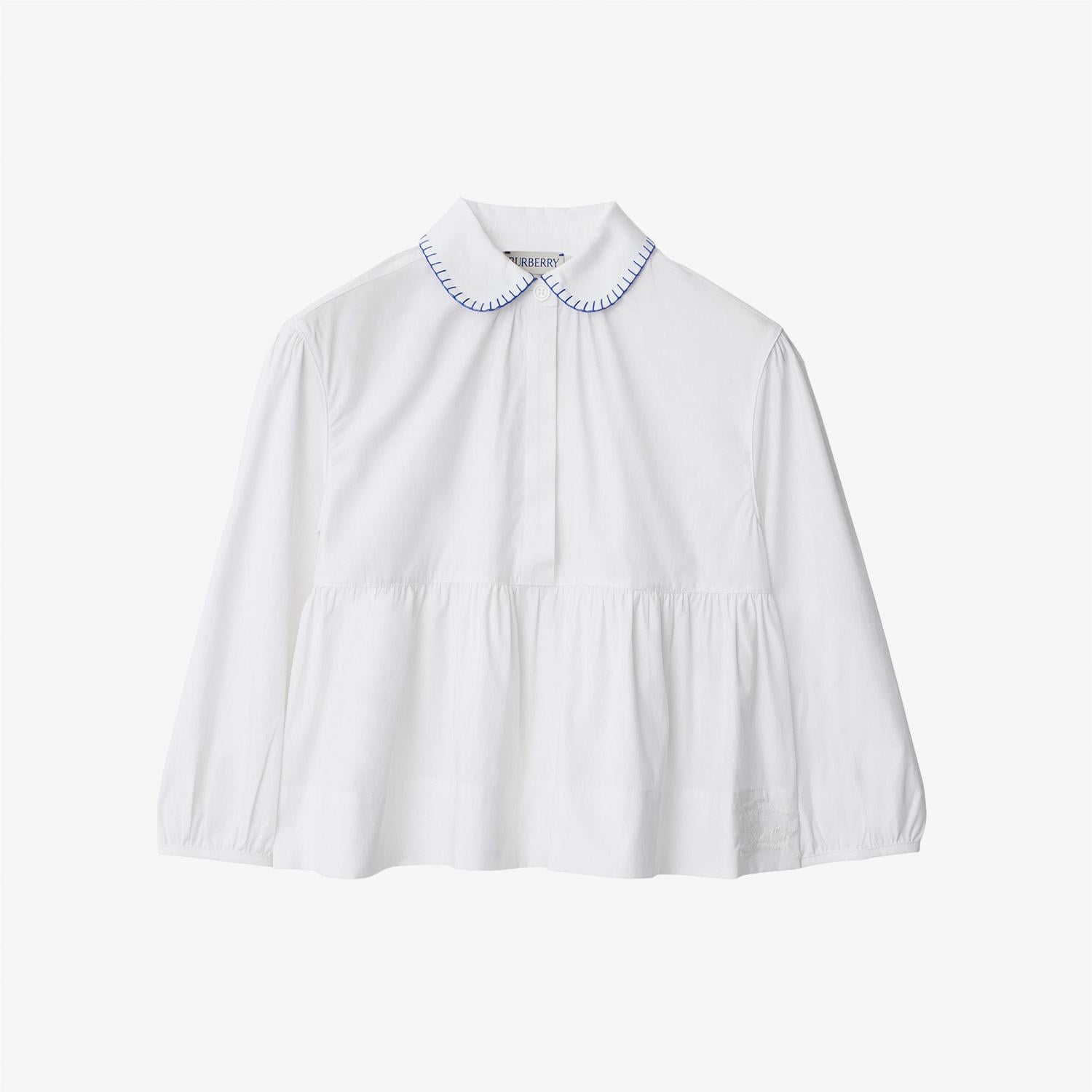 Burberry Çocuk Beyaz Gömlek