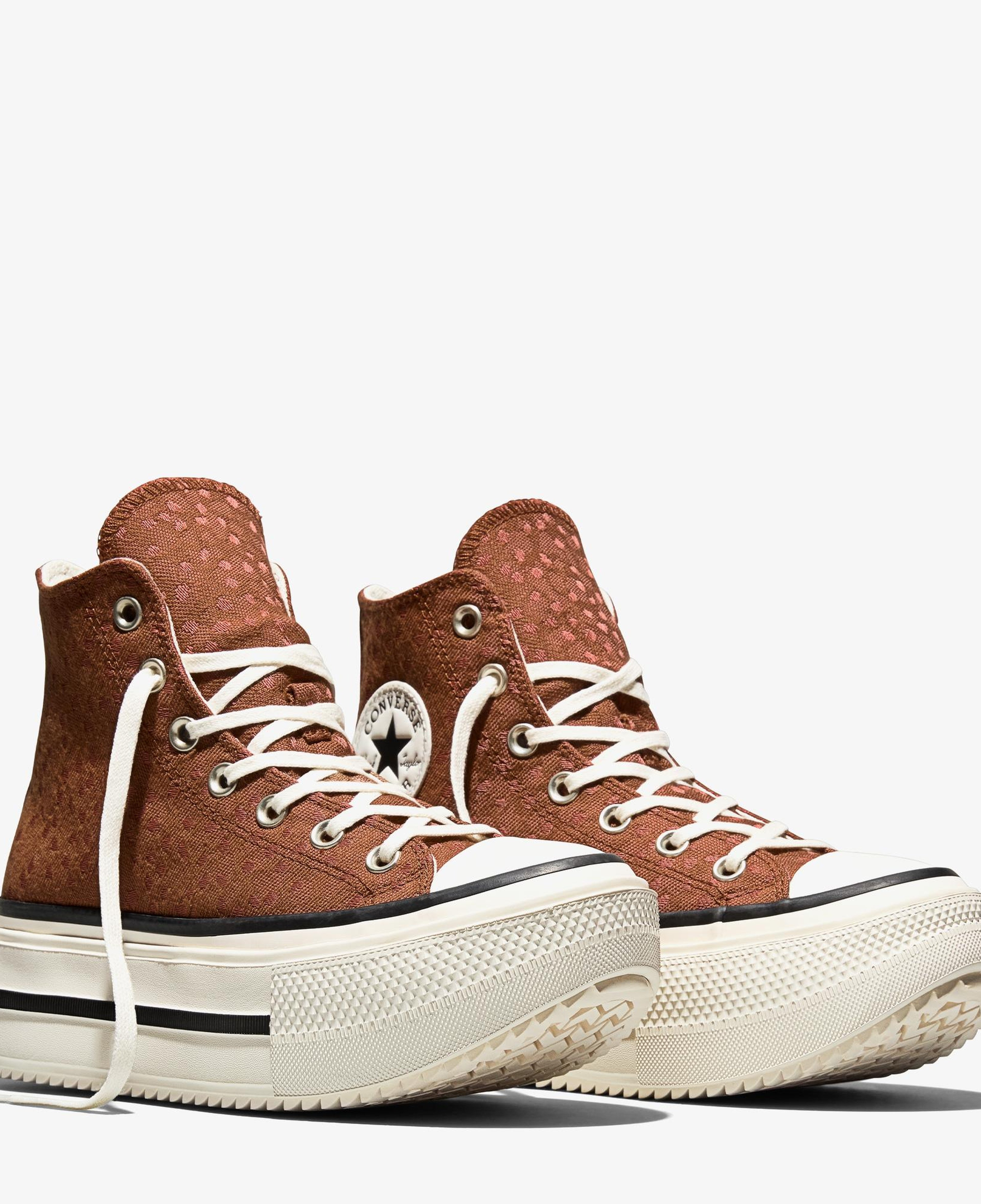 Converse Chuck Taylor All Star Lift Double Stack Unisex Kahverengi Sneaker