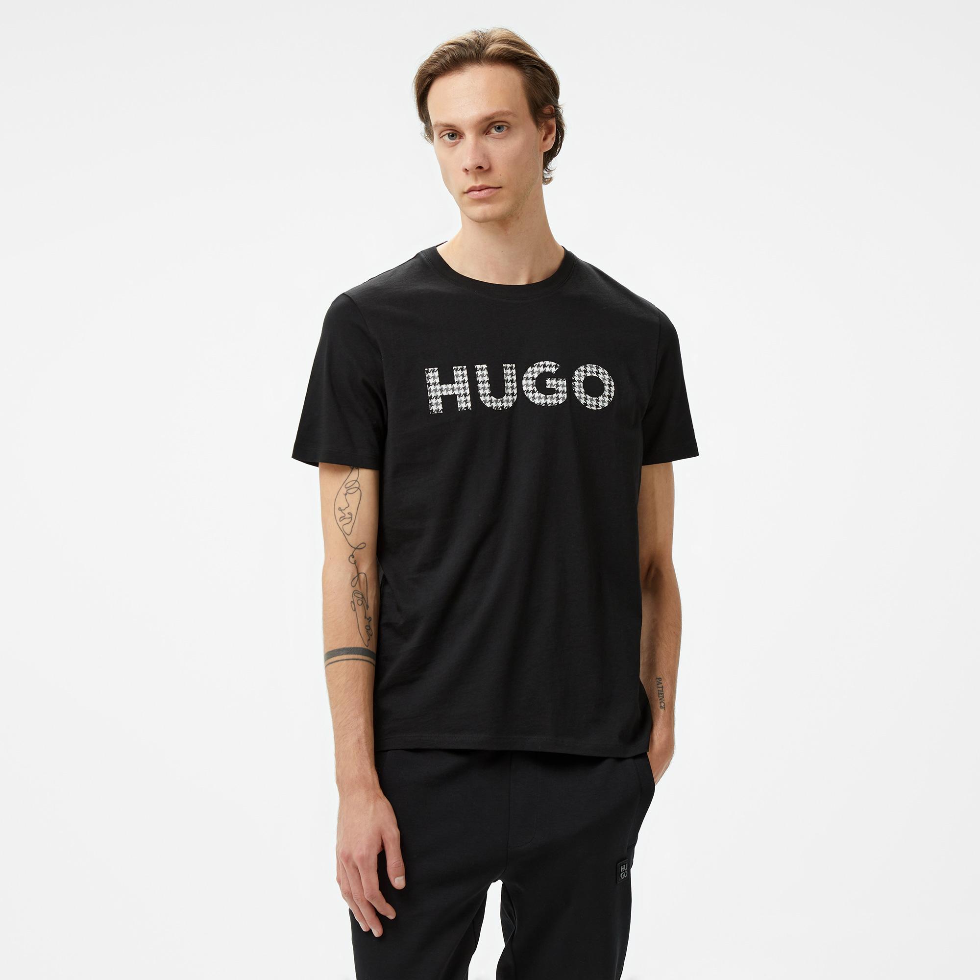 Hugo Dulivio Erkek Siyah T-Shirt