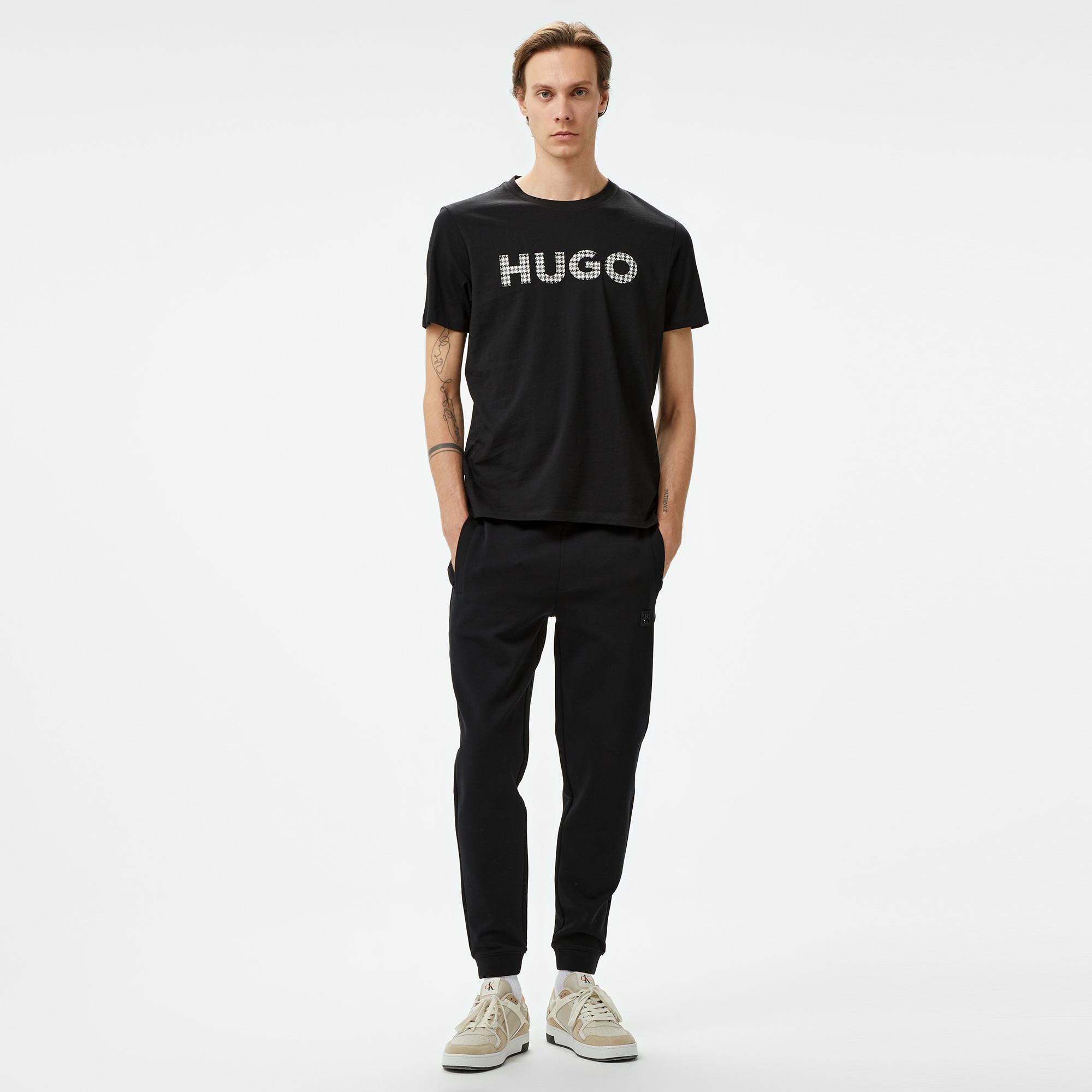 Hugo Dulivio Erkek Siyah T-Shirt