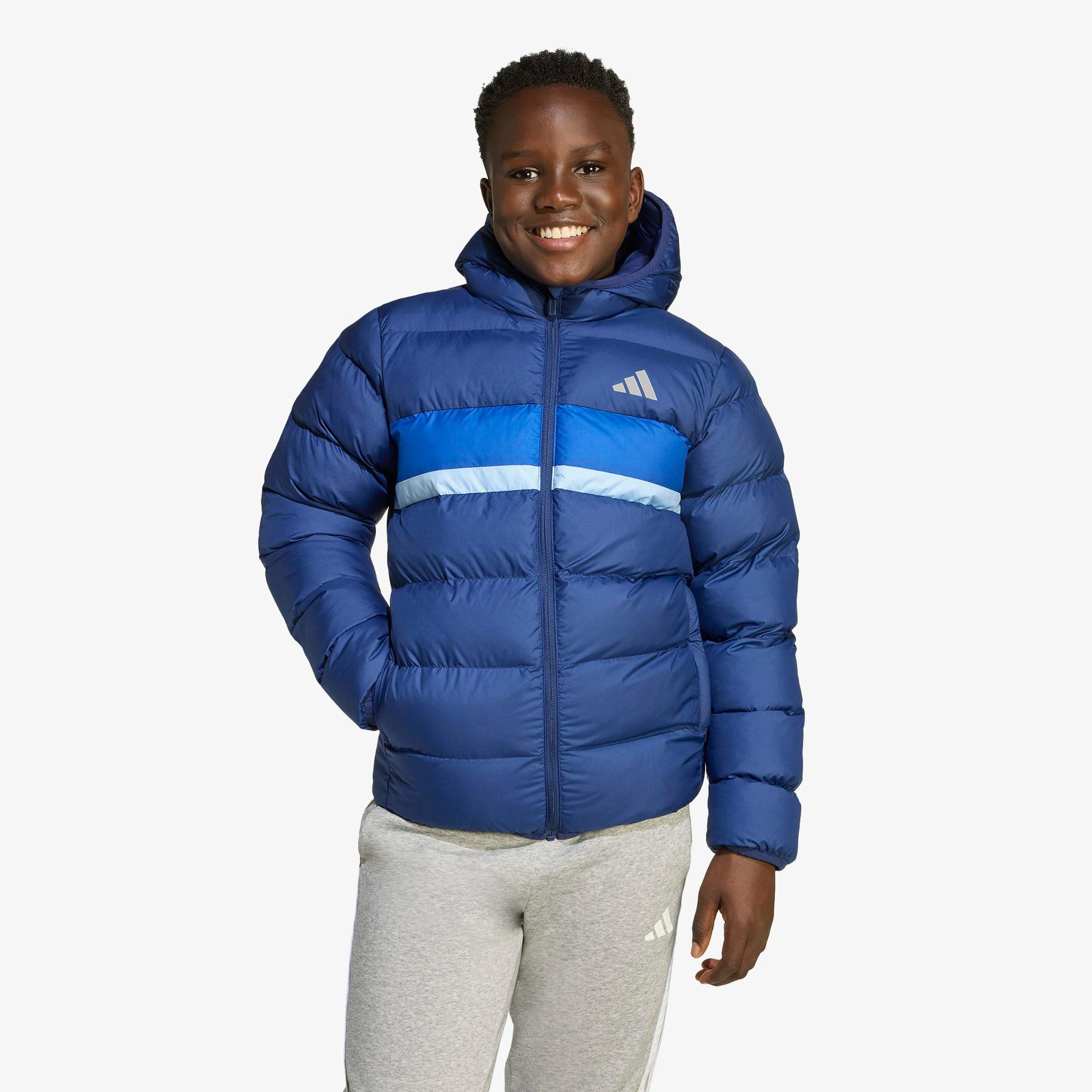 adidas Sentetik Dolgulu Çocuk Lacivert Mont