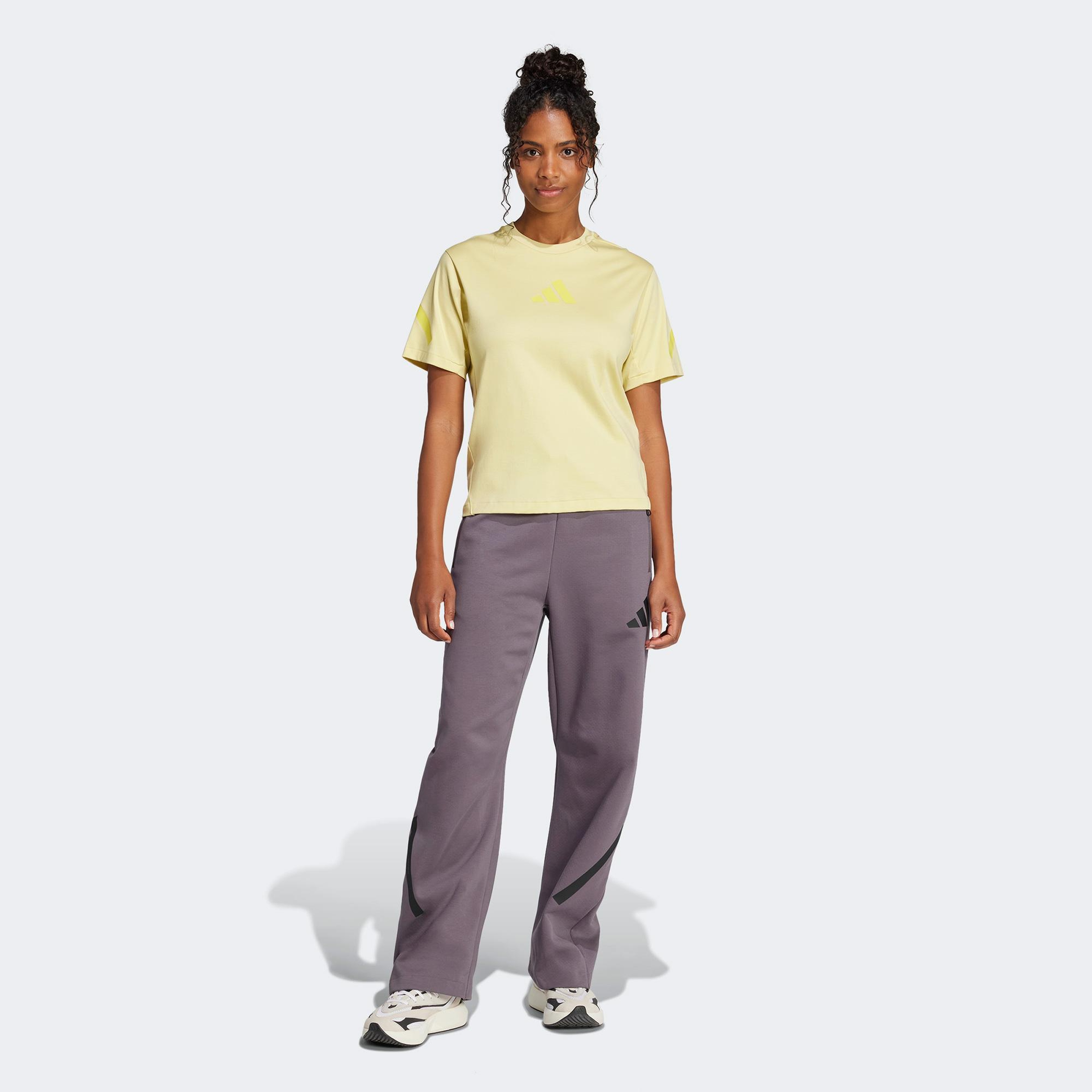 adidas Z.N.E. Kadın Sarı T-Shirt