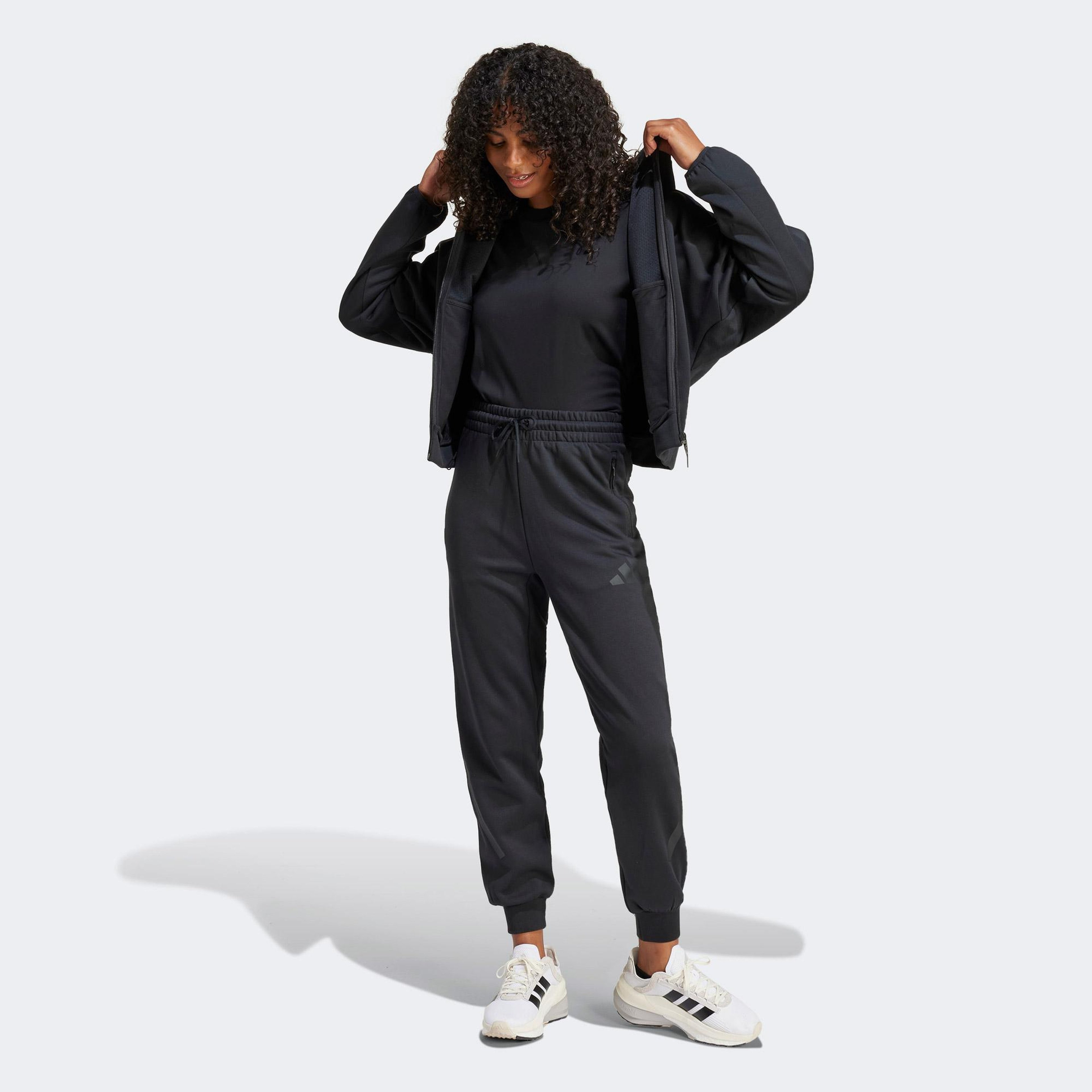 adidas Z.N.E. Kadın Siyah Günlük Eşofman Altı