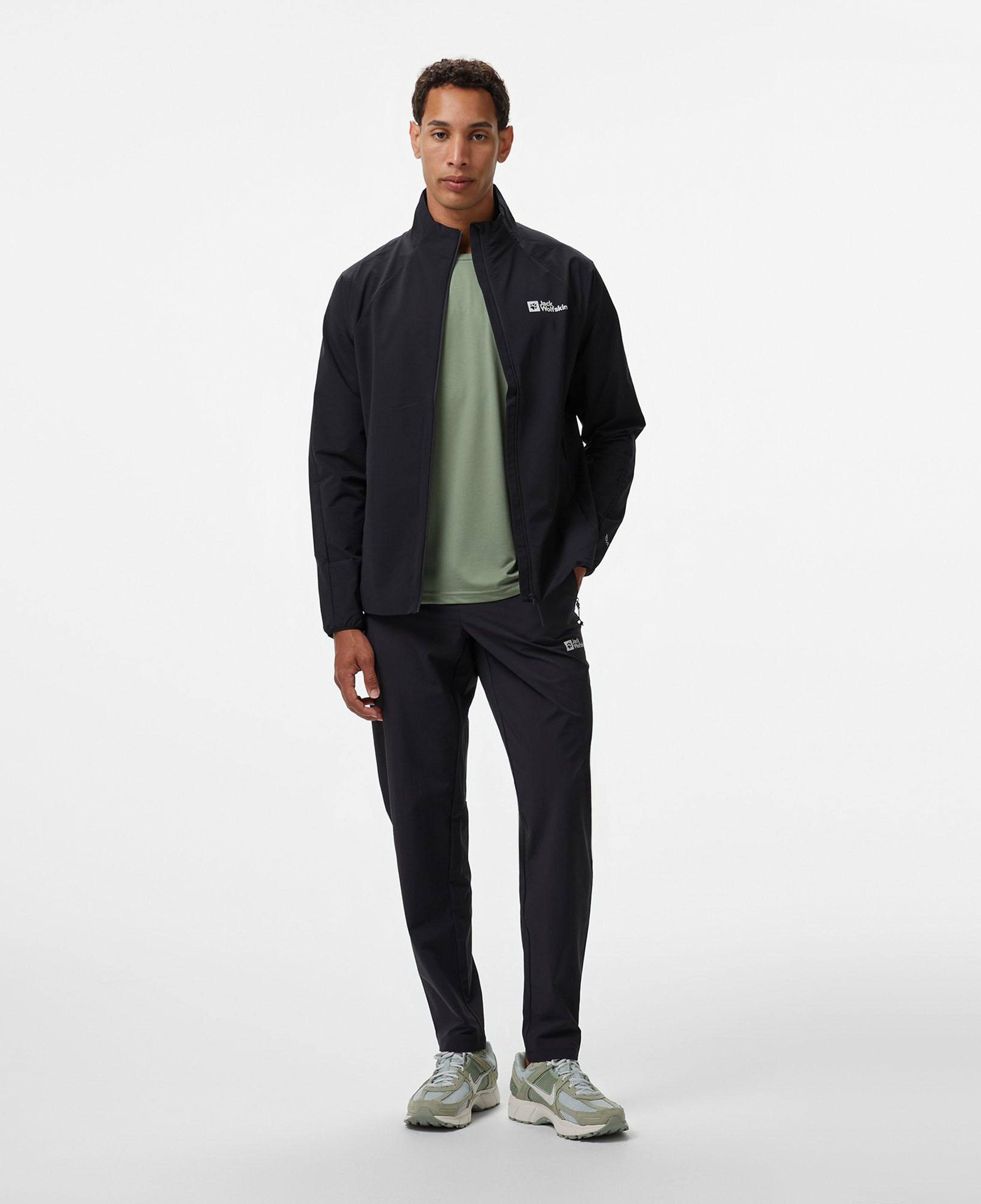 Jack Wolfskin Prelight Stride Erkek Siyah Ceket