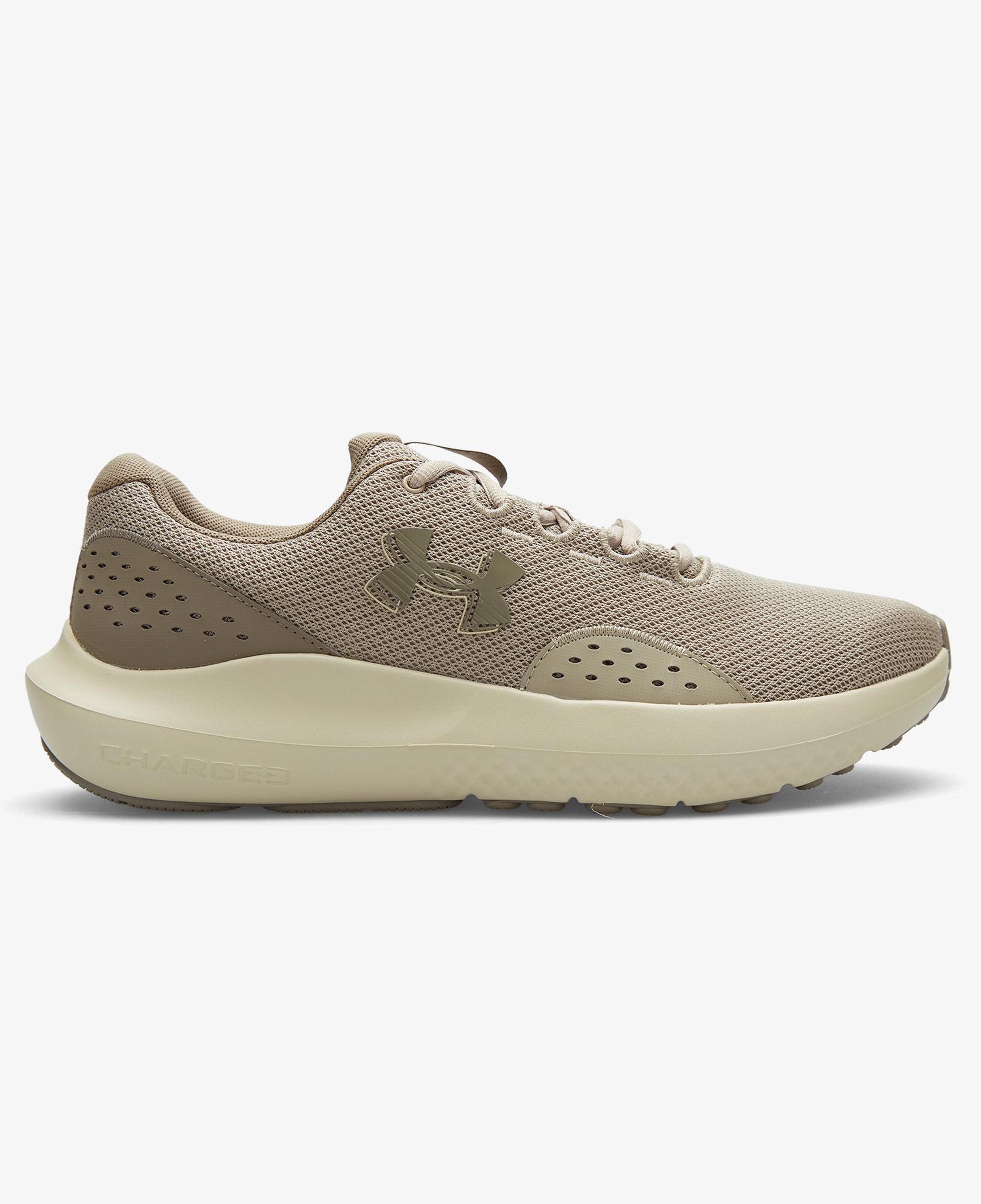 Under Armour Charged Surge 4 Erkek Kahverengi Koşu Ayakkabısı