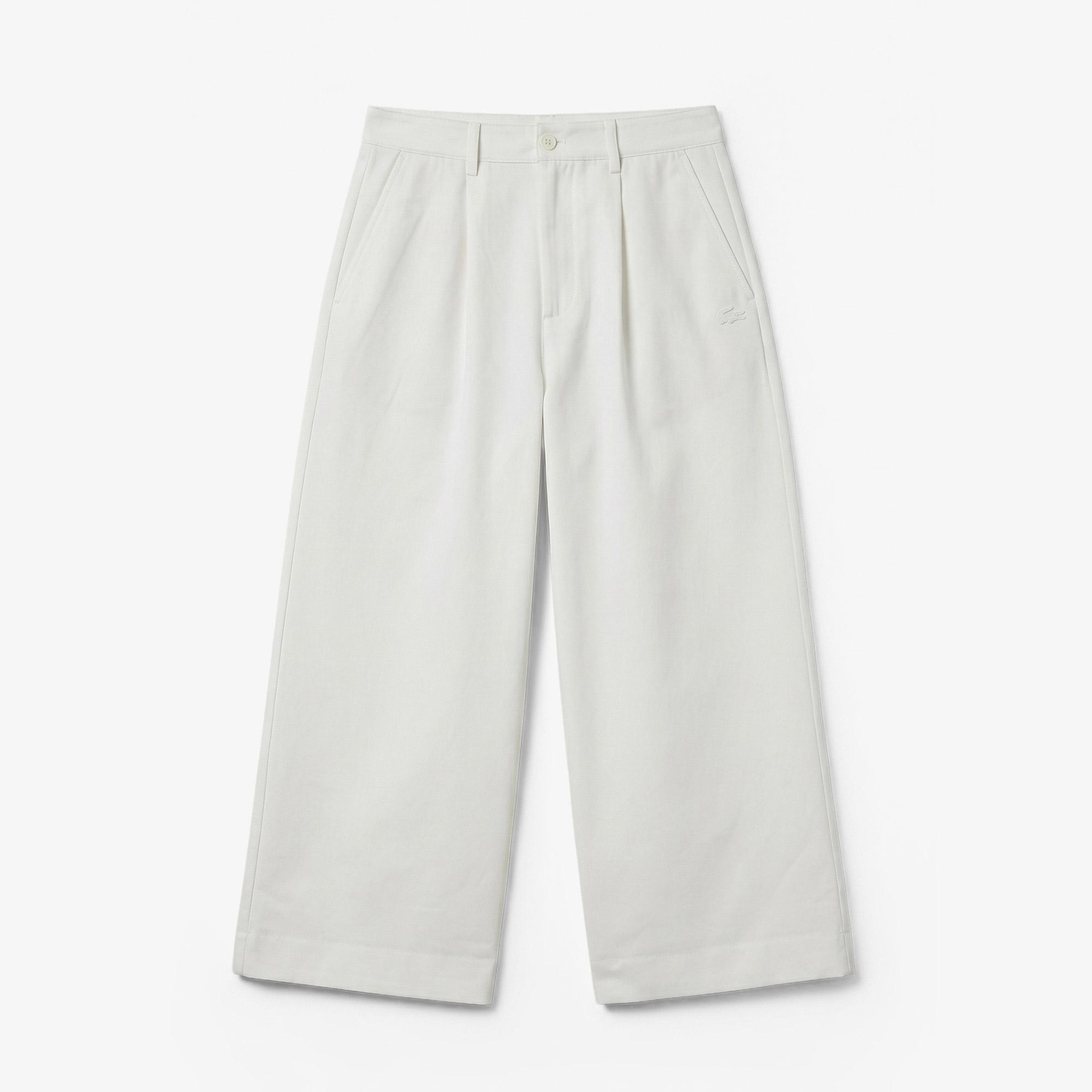 Kadın Relaxed Fit Krem Pantolon