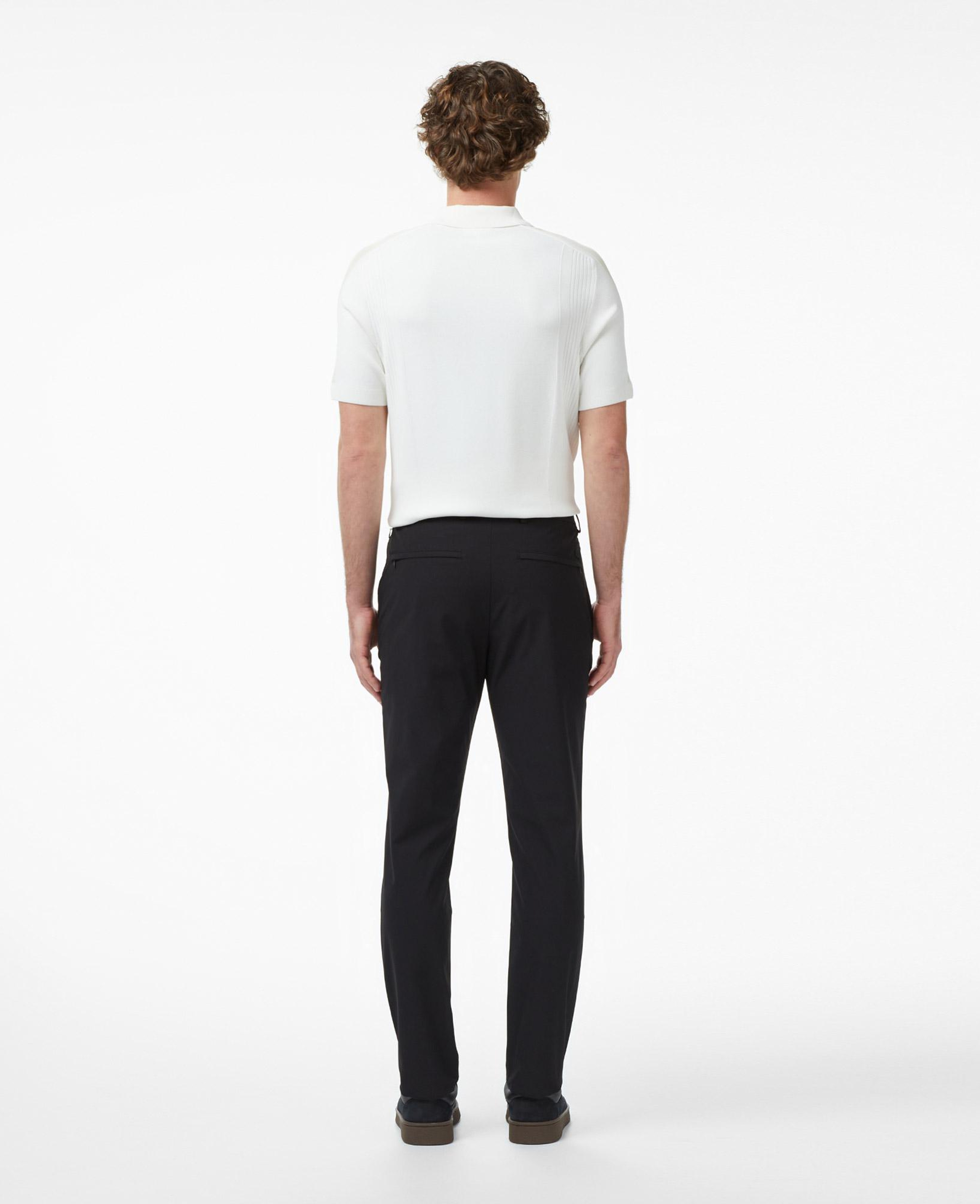 Erkek Slim Fit Siyah Chino Pantolon