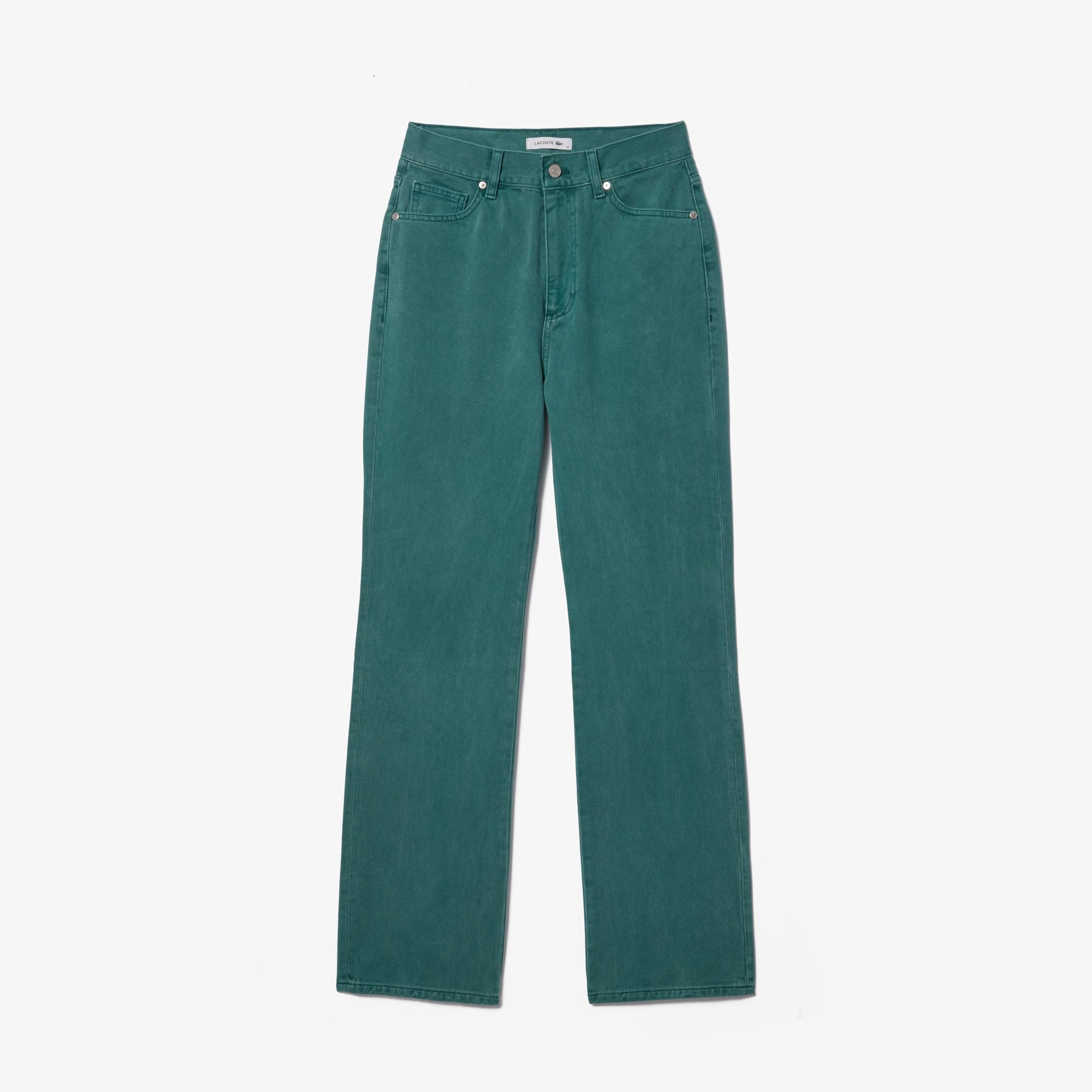 Kadın Straight Fit Mavi Jean