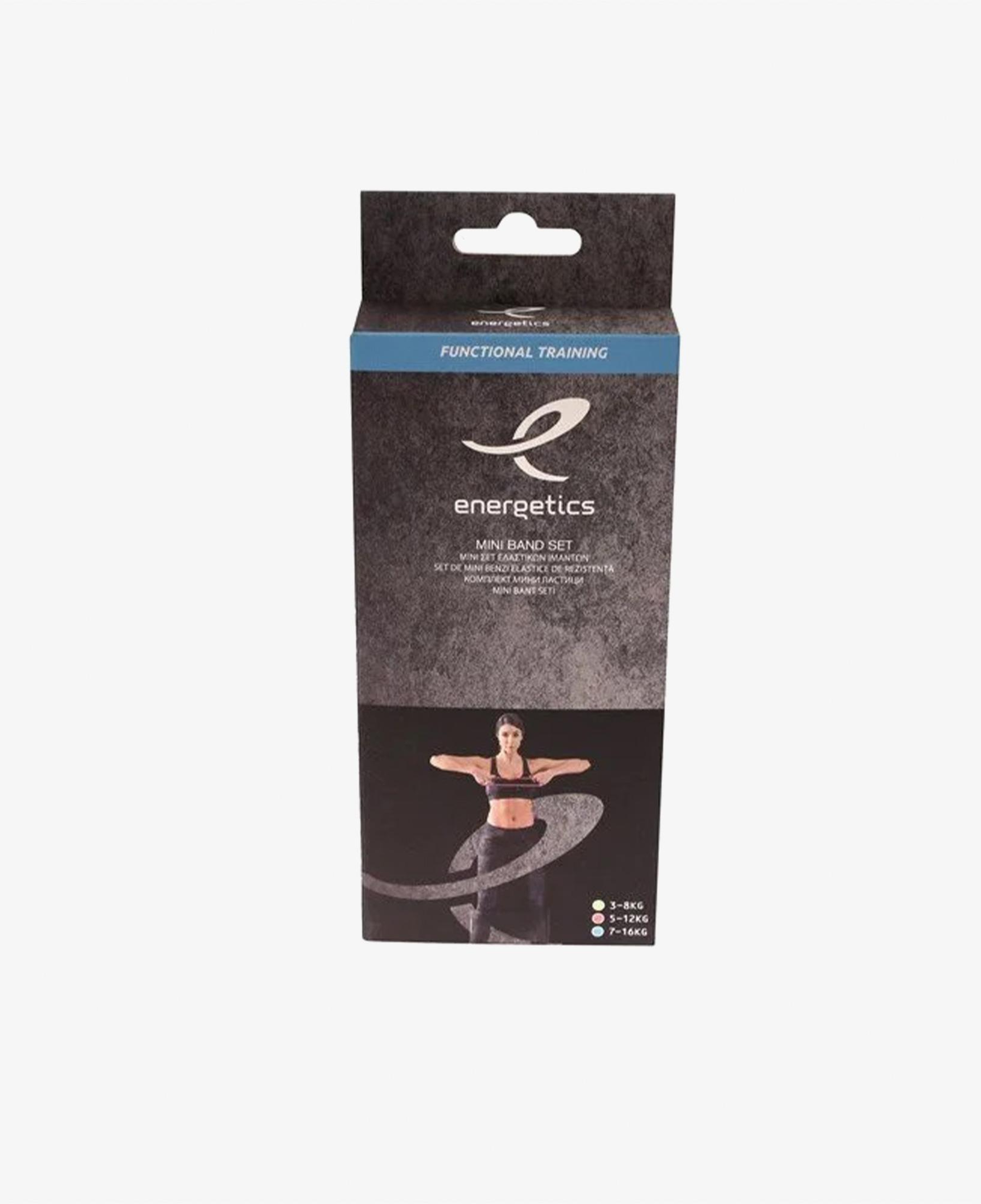 Energetics Renkli Mini 3'lü Pilates Bant Seti
