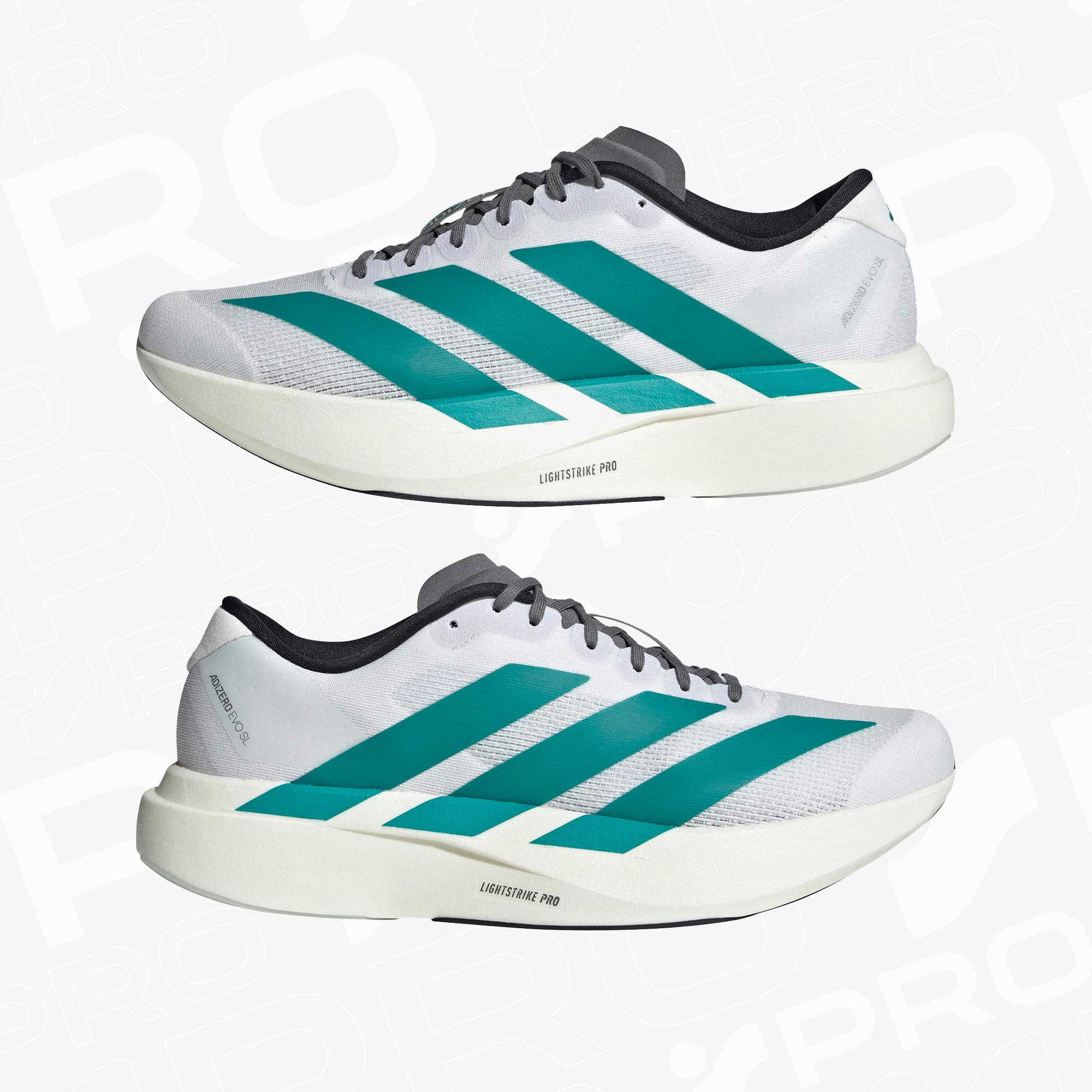 adidas Adizero Evo SL Erkek Beyaz Koşu Ayakkabısı