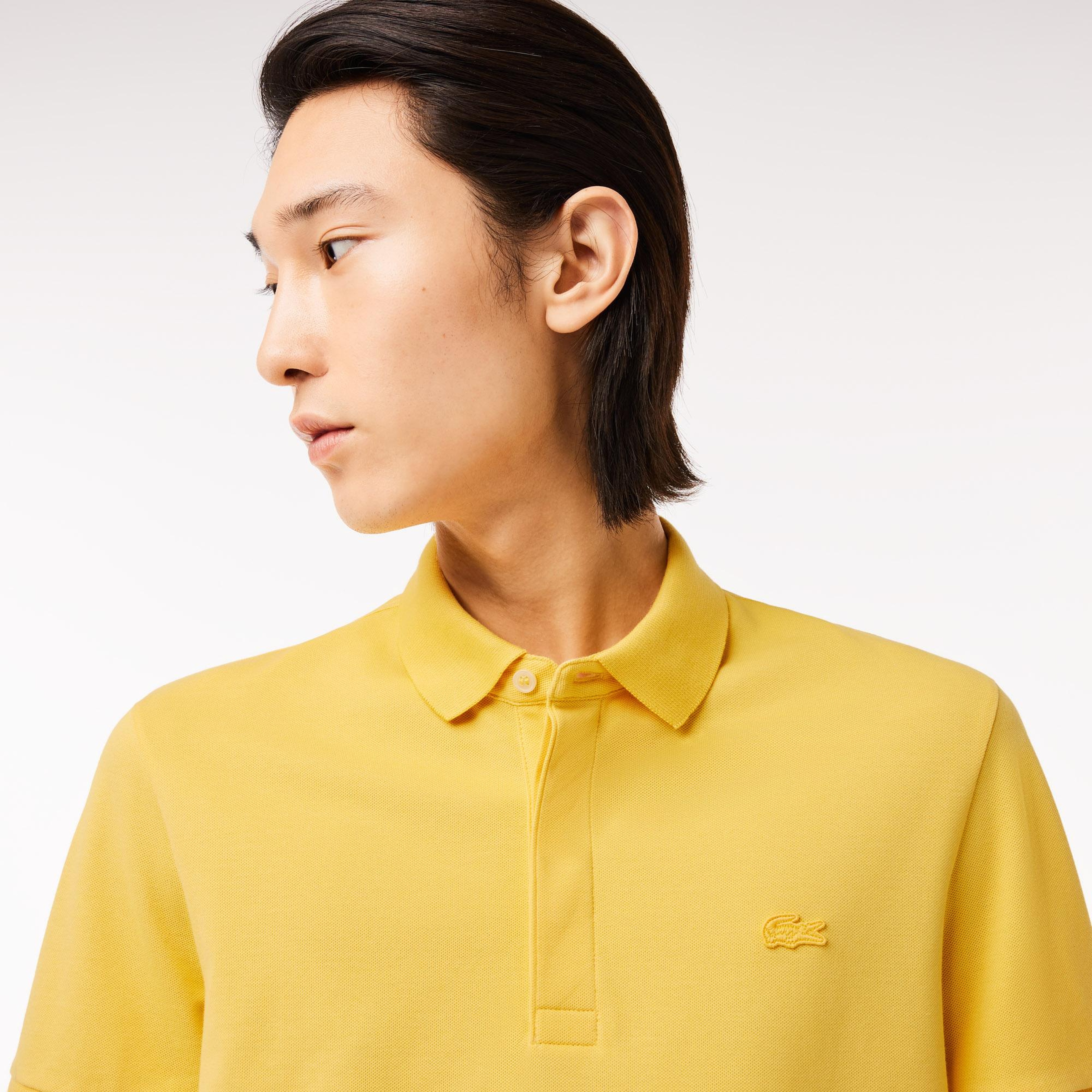 Erkek Regular Fit Paris Sarı Polo