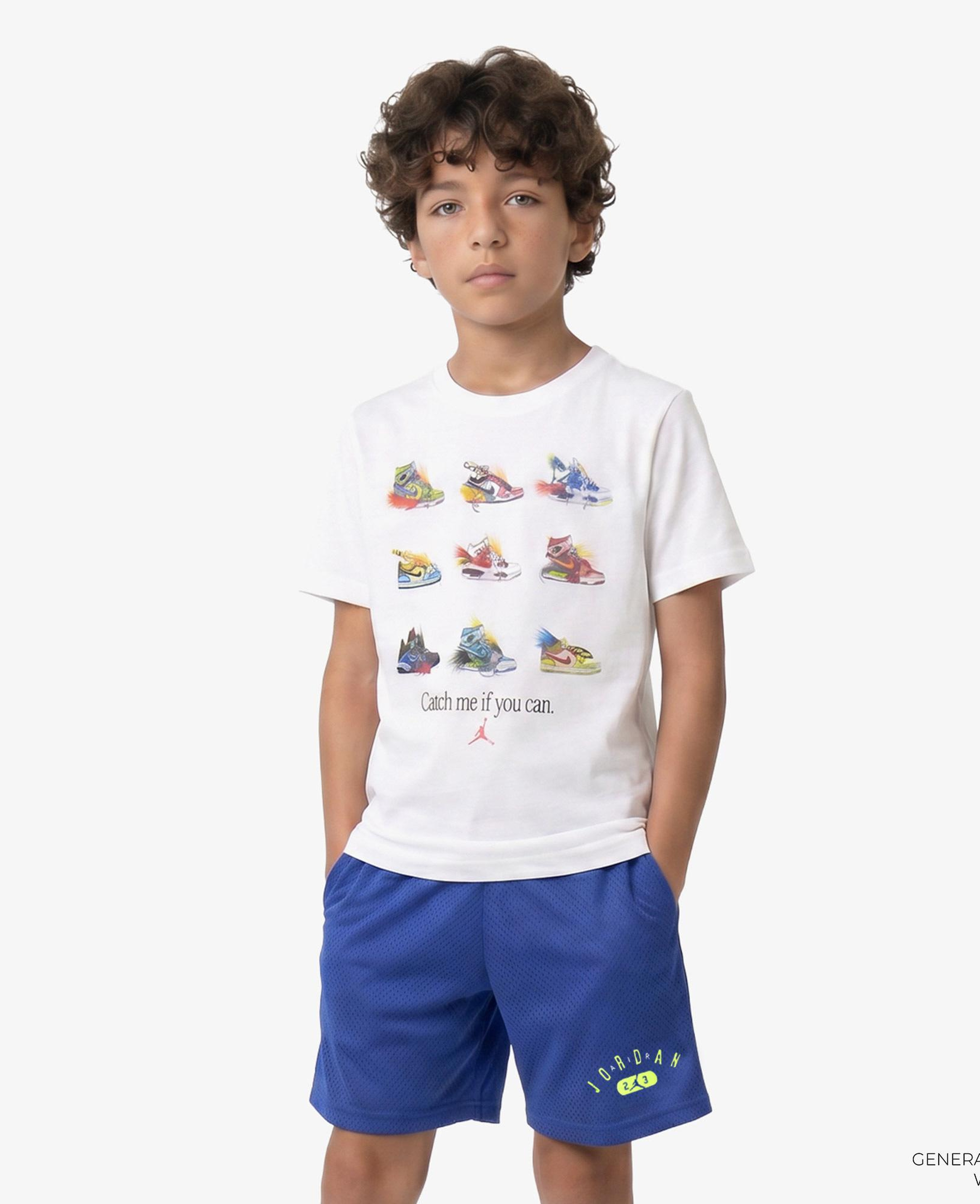 Jordan Fishing Lures Erkek Çocuk Krem Rengi T-Shirt