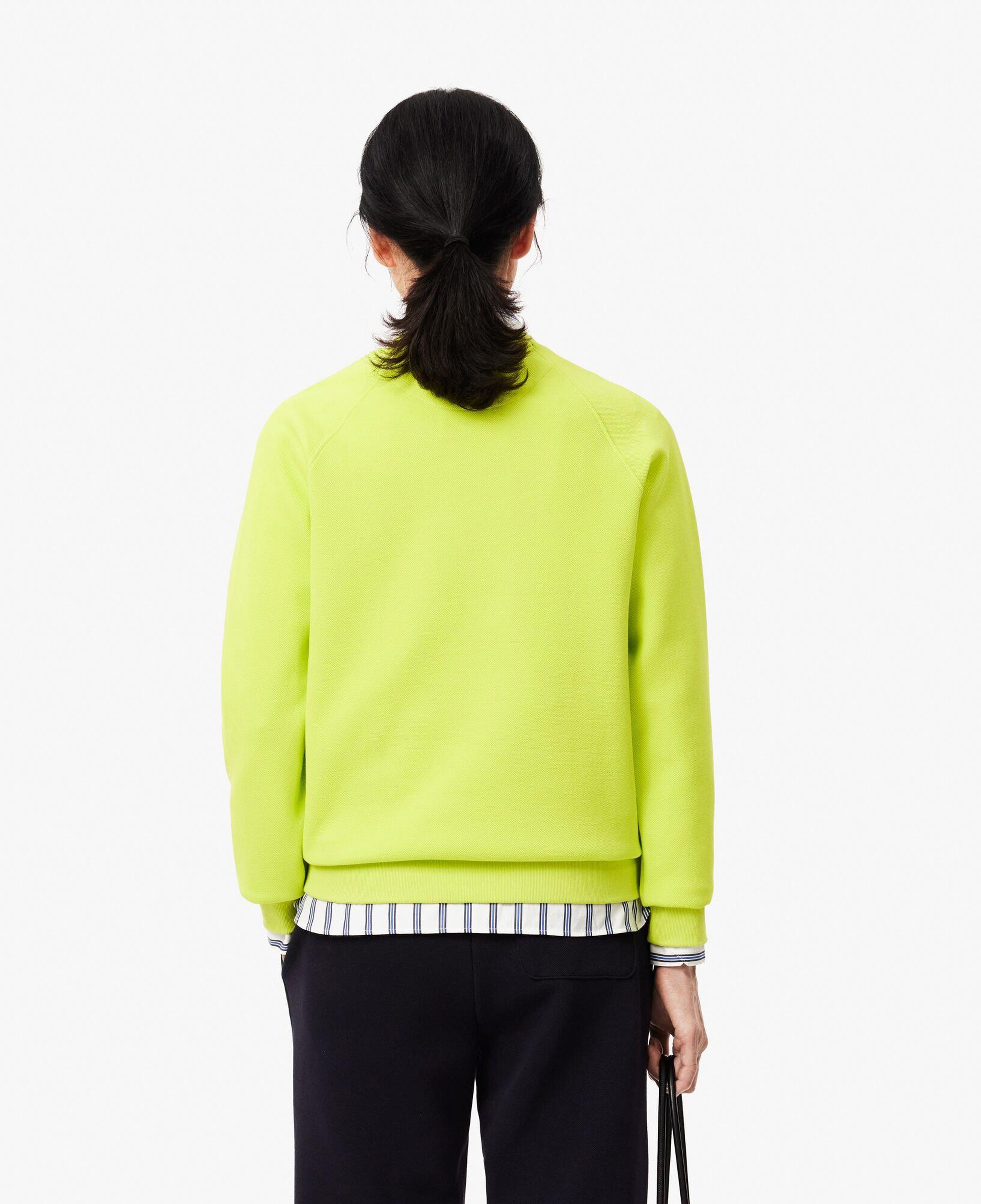 Kadın Regular Fit Bisiklet Yaka Sarı Sweatshirt