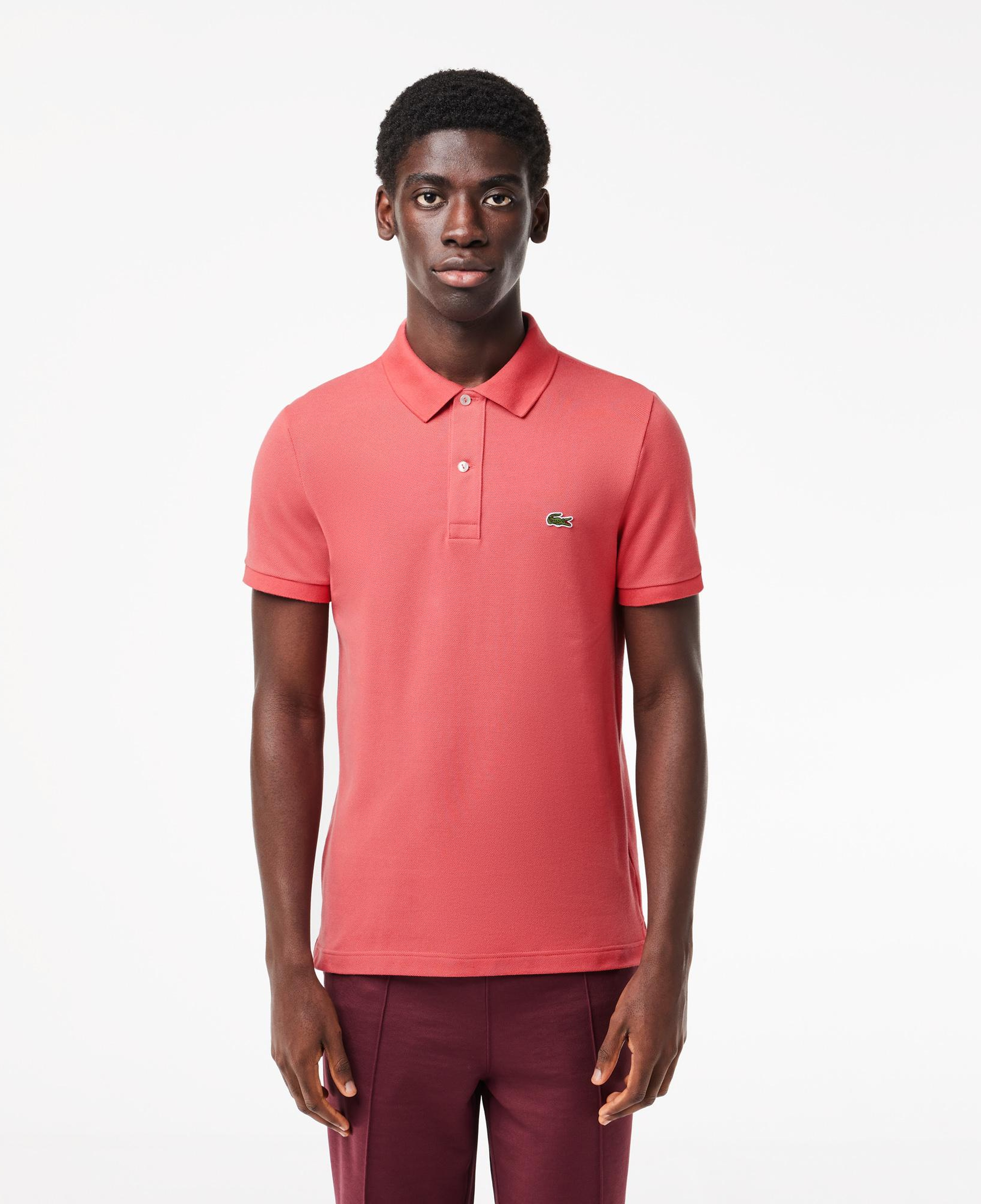 L.12.12 Erkek Slim Fit Kırmızı Polo