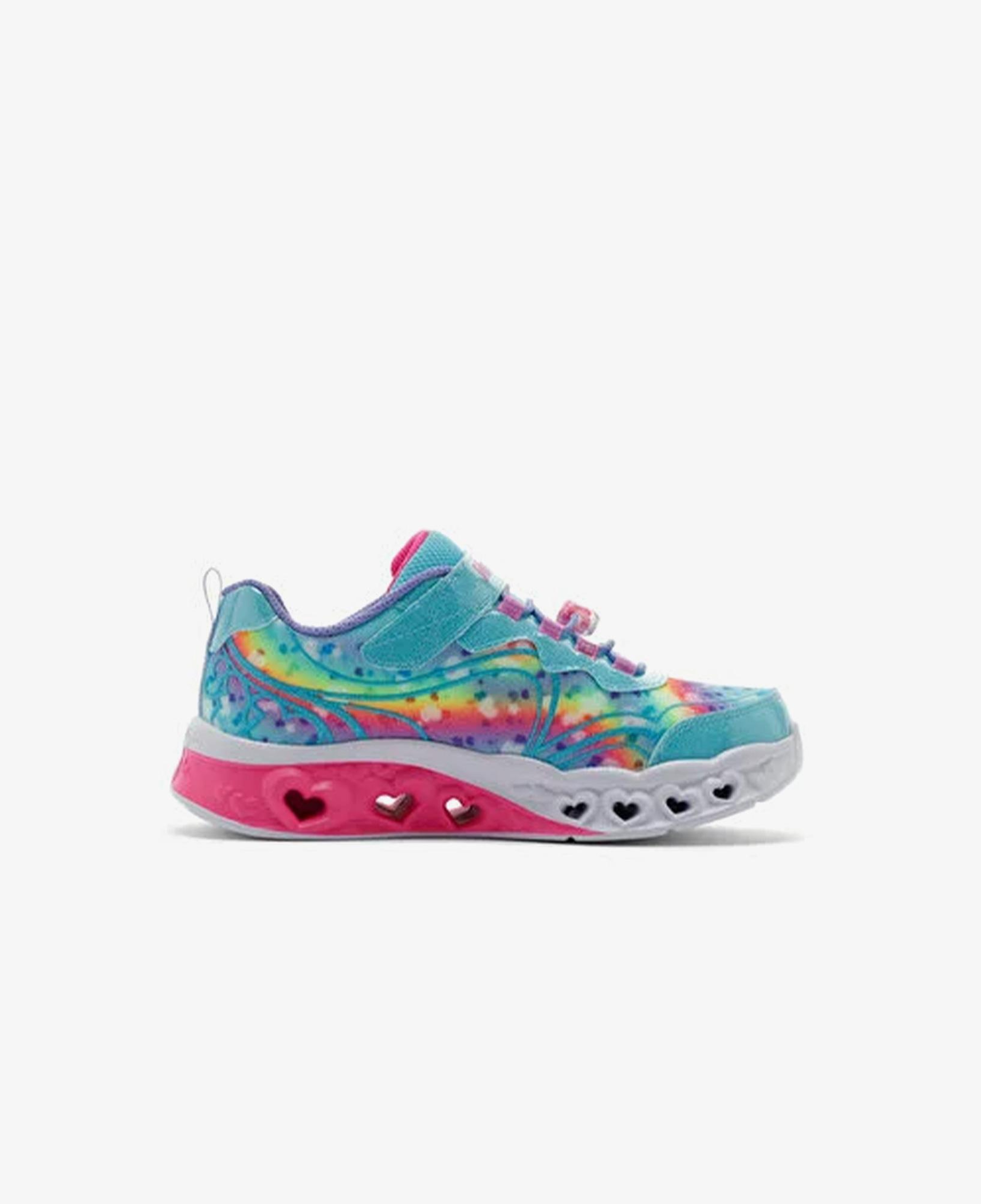 Skechers Flutter Heart Lights Groovy Swirl Çocuk Mavi Spor Ayakkabı