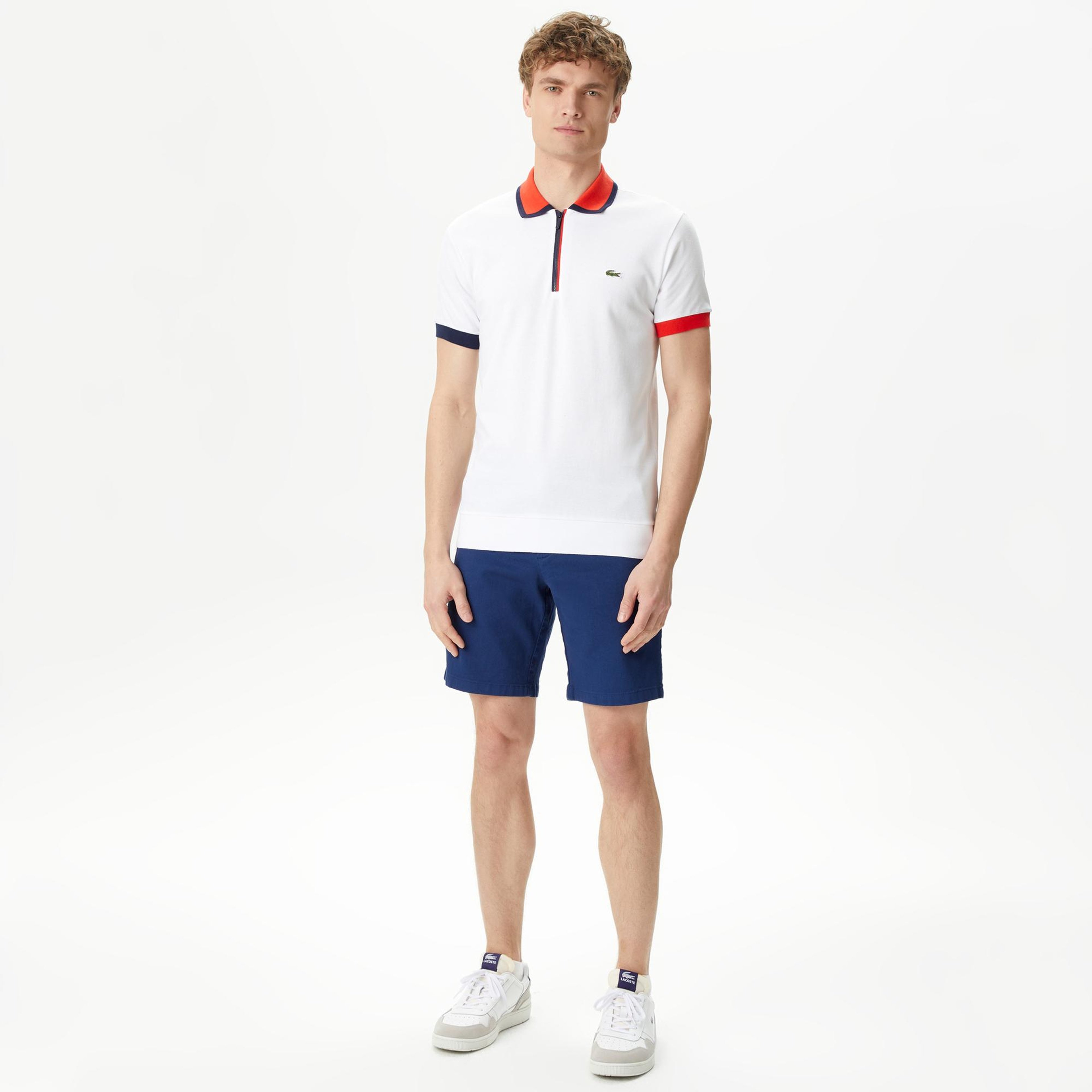 Erkek Regular Fit Beyaz Polo