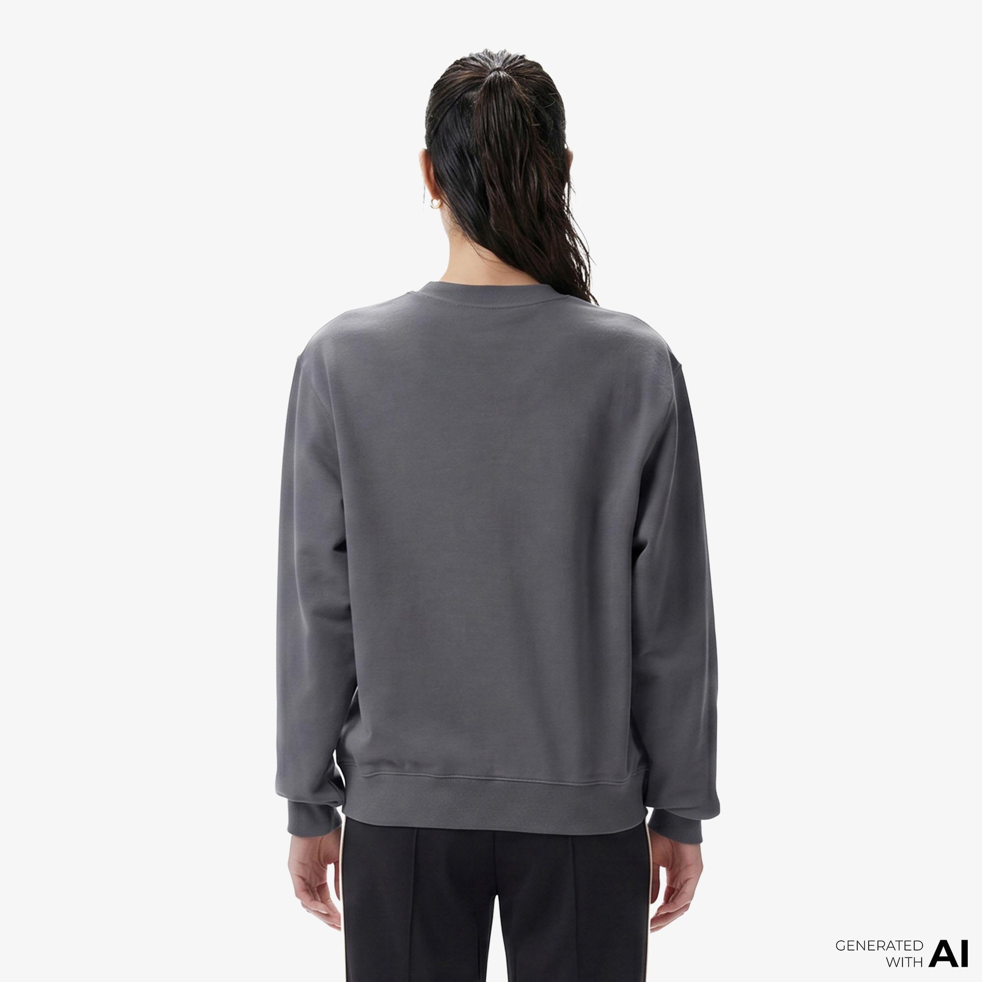 P.E Nation Heads Up 2 Kadın Gri Sweatshirt