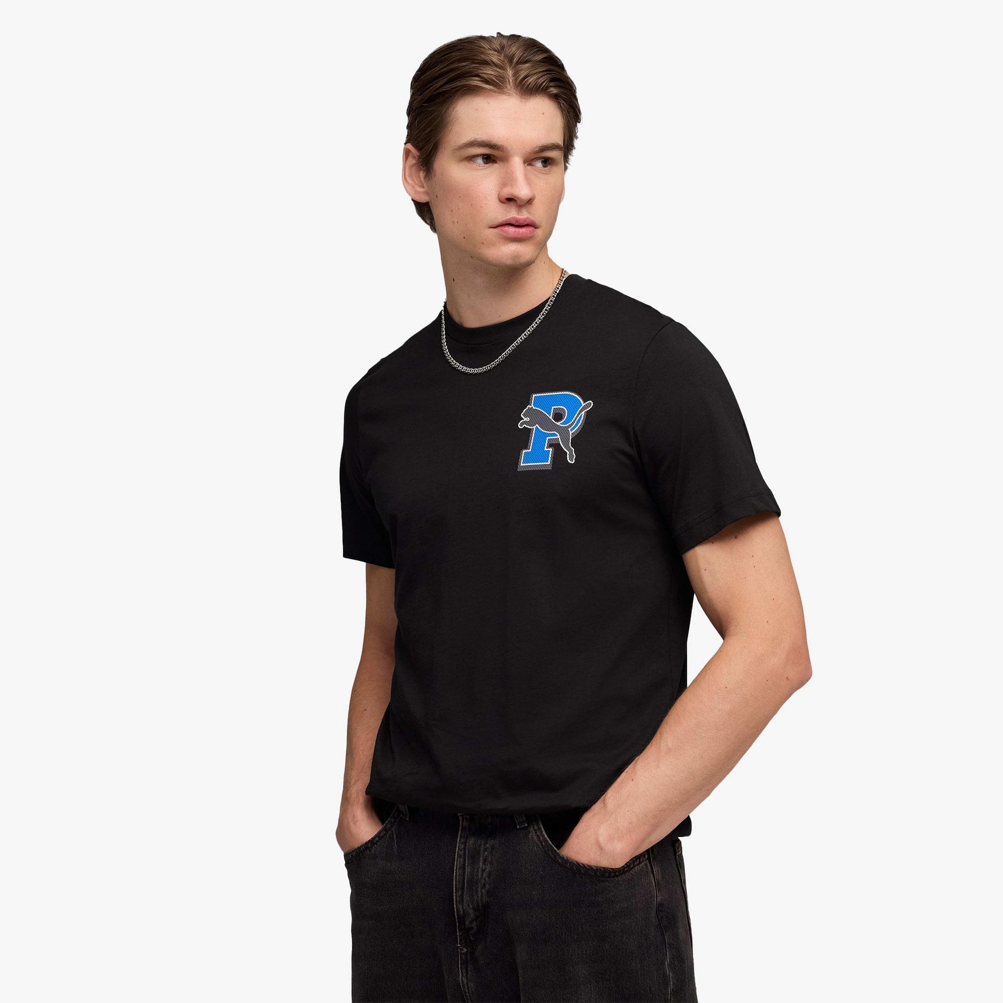 Puma Graphic  Erkek Siyah T-Shirt