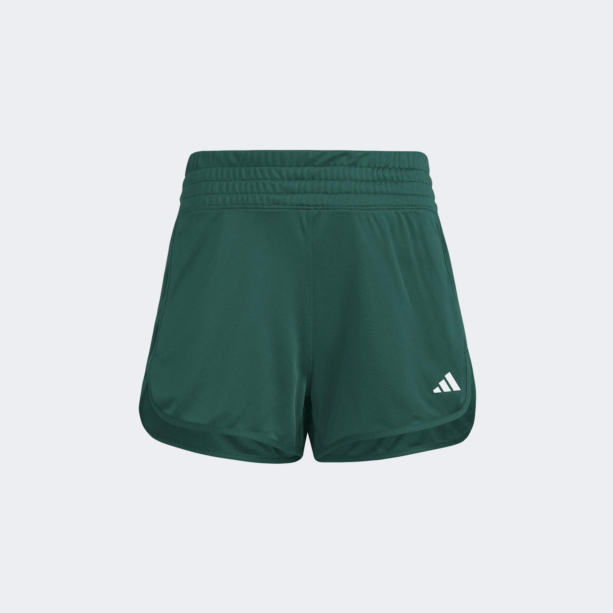 adidas Pacer Essentials Knit High Rise Kadın Yeşil Antrenman Şort