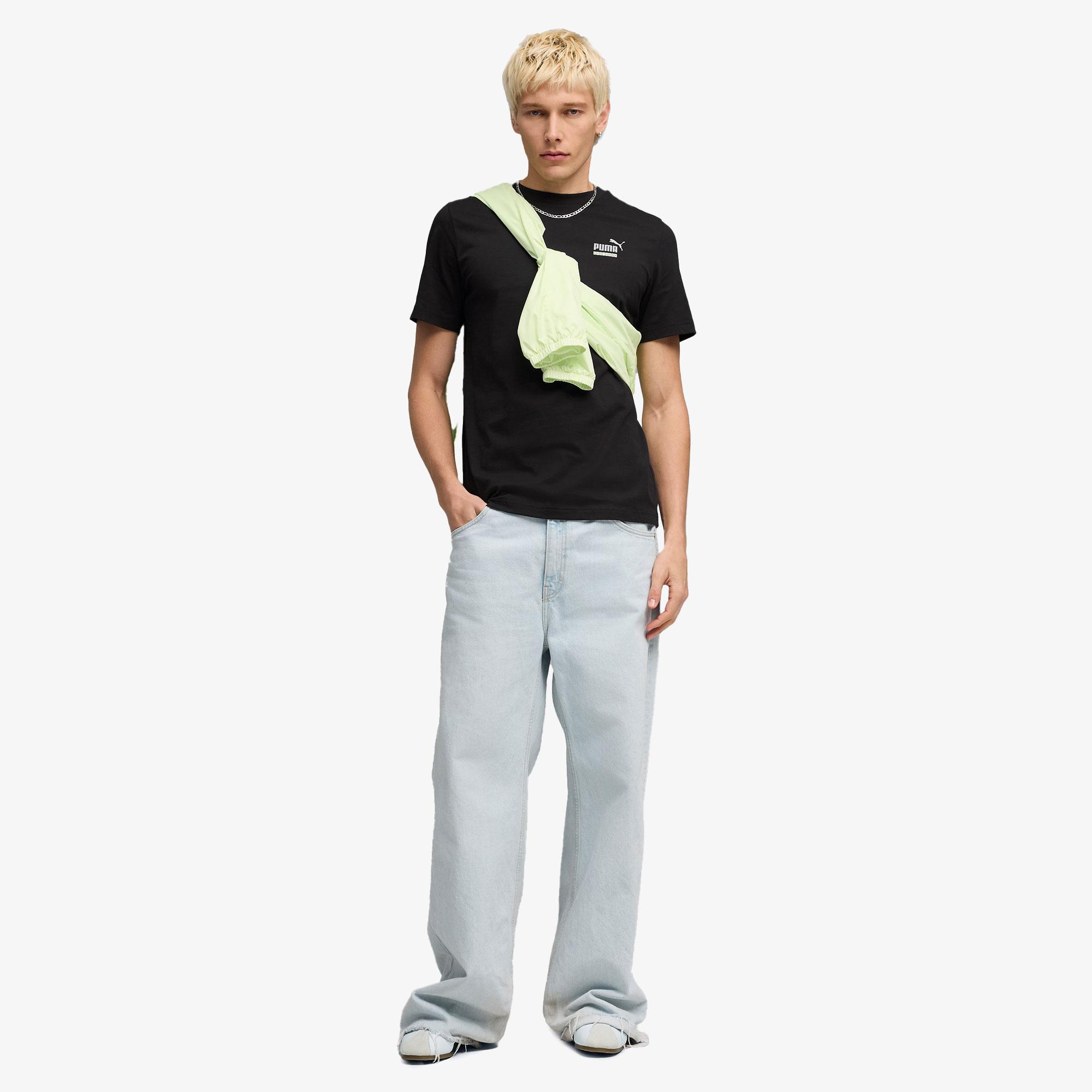 Puma Graphic  Erkek Siyah T-Shirt