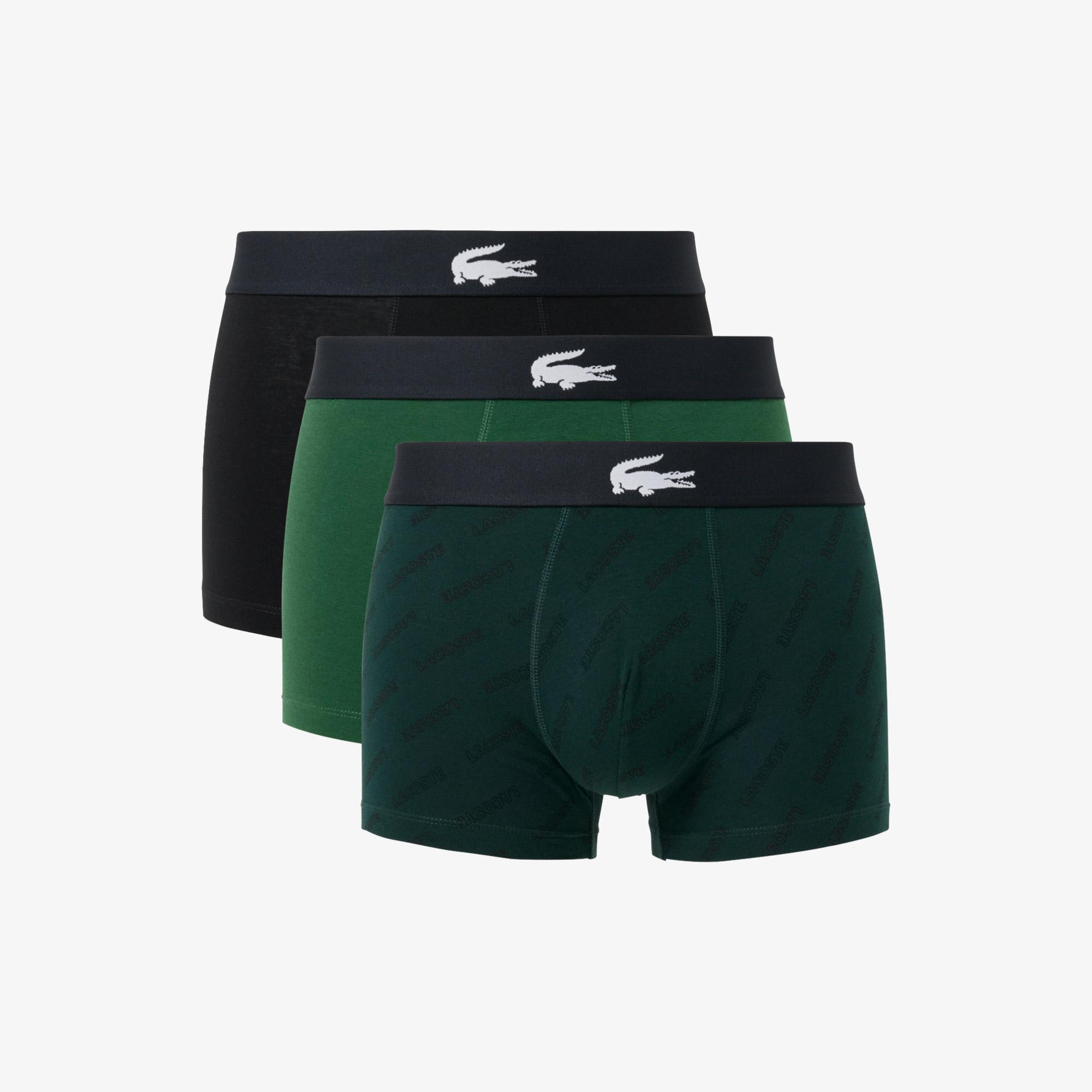 Erkek 3'lü Renkli Boxer