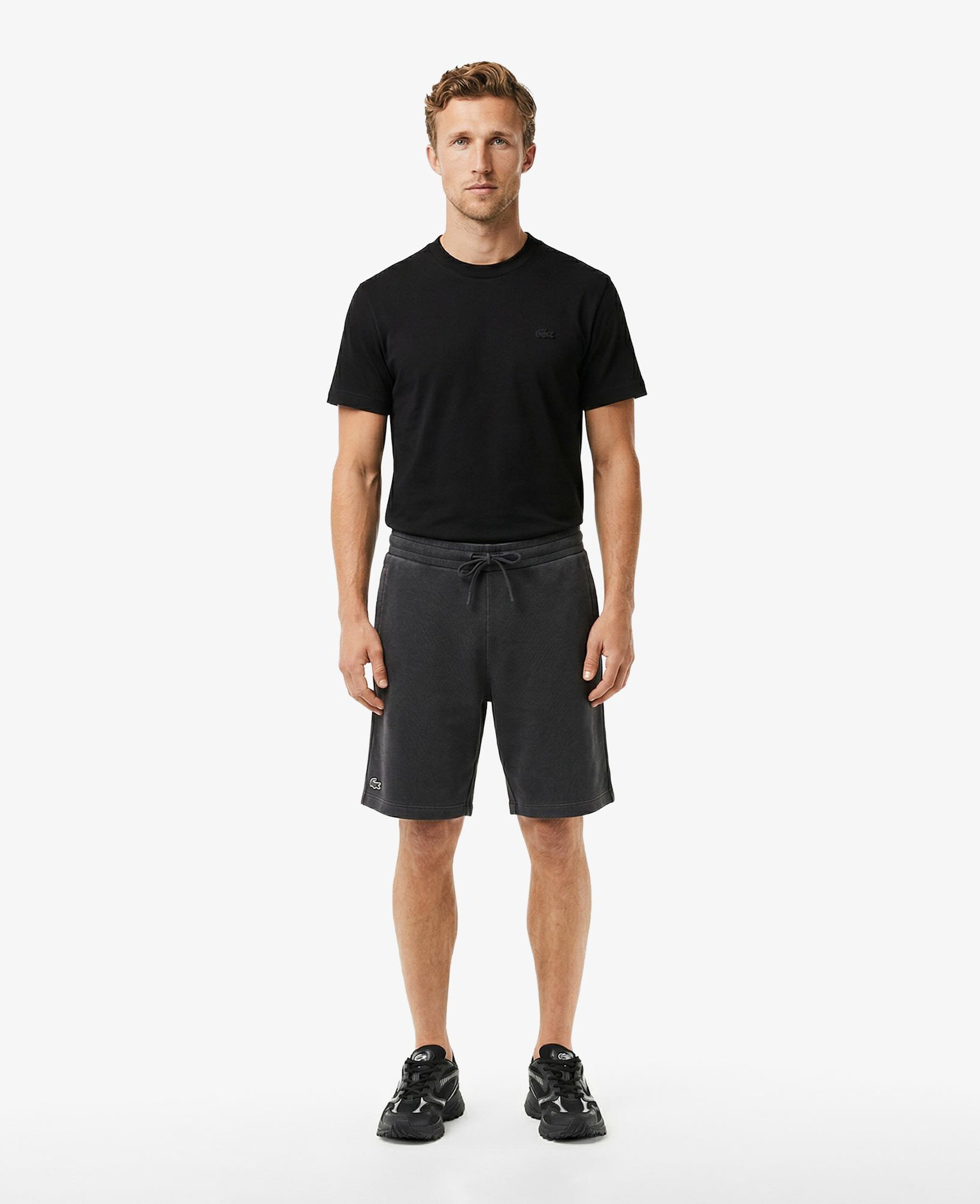 Erkek Loose Fit Koyu Gri Şort