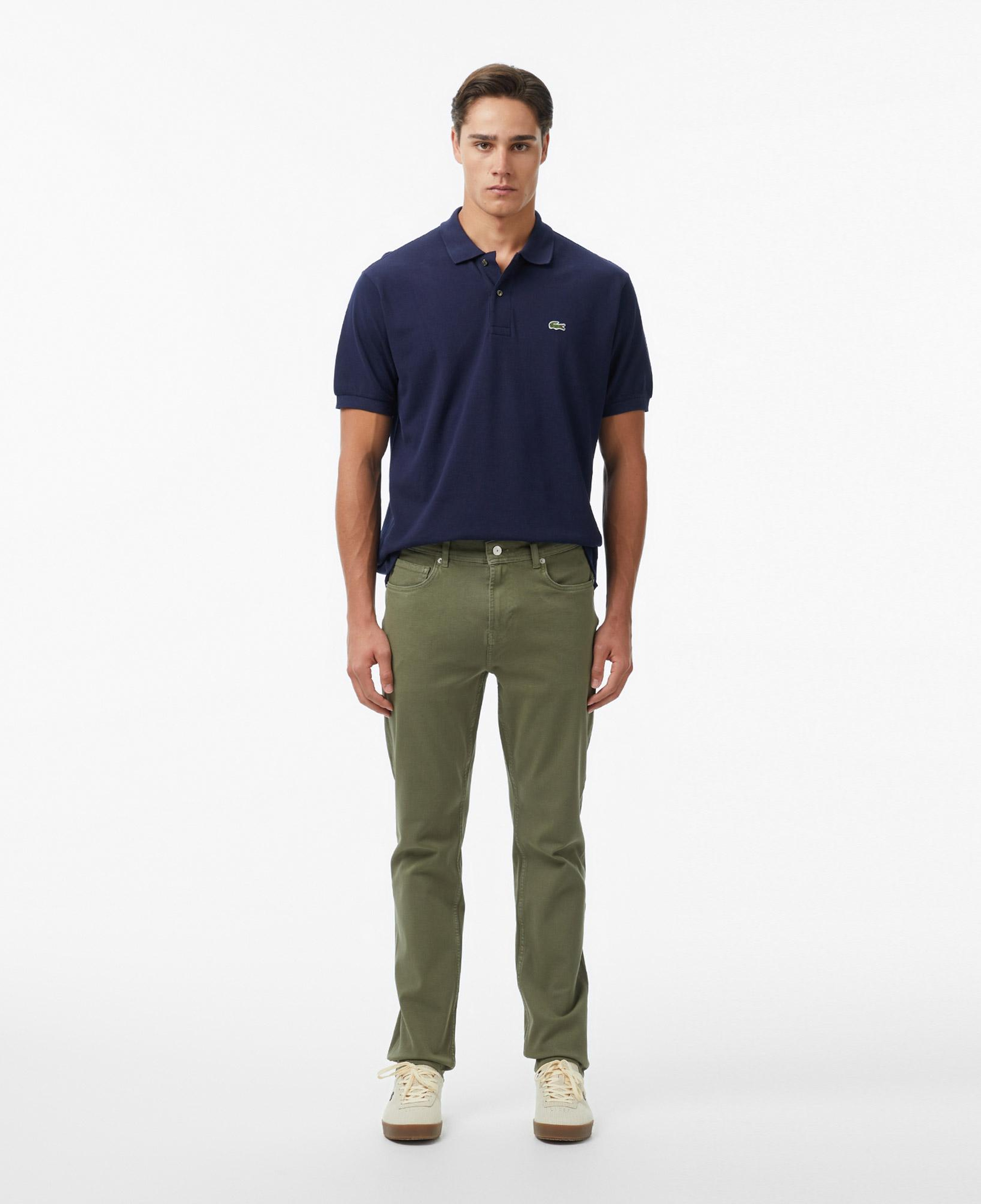 Erkek Slim Fit Haki Jean Pantolon