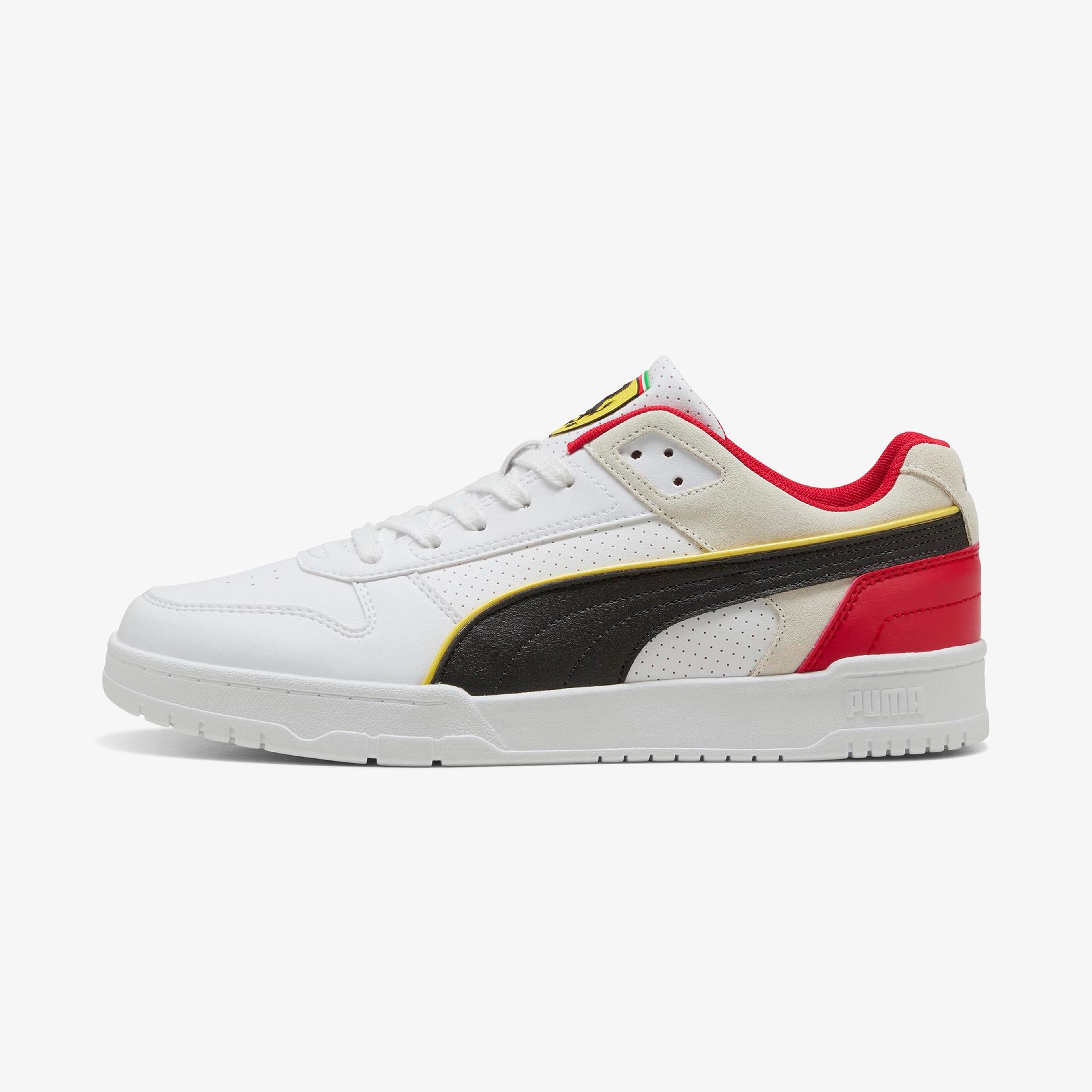 Puma Ferrari Rbd Game Low Erkek Beyaz Spor Ayakkabı