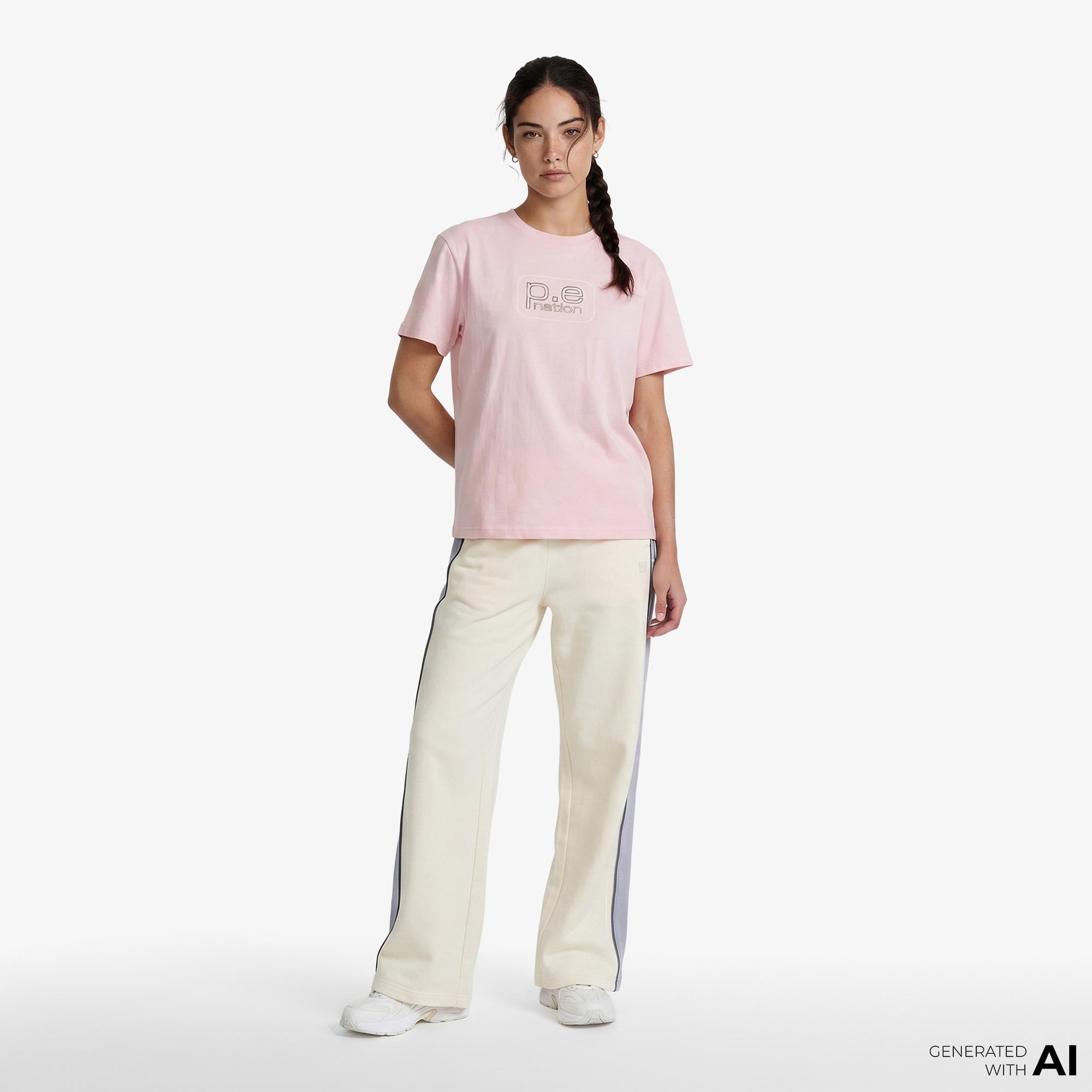 P.E Nation Flux Kadın Pembe T-Shirt
