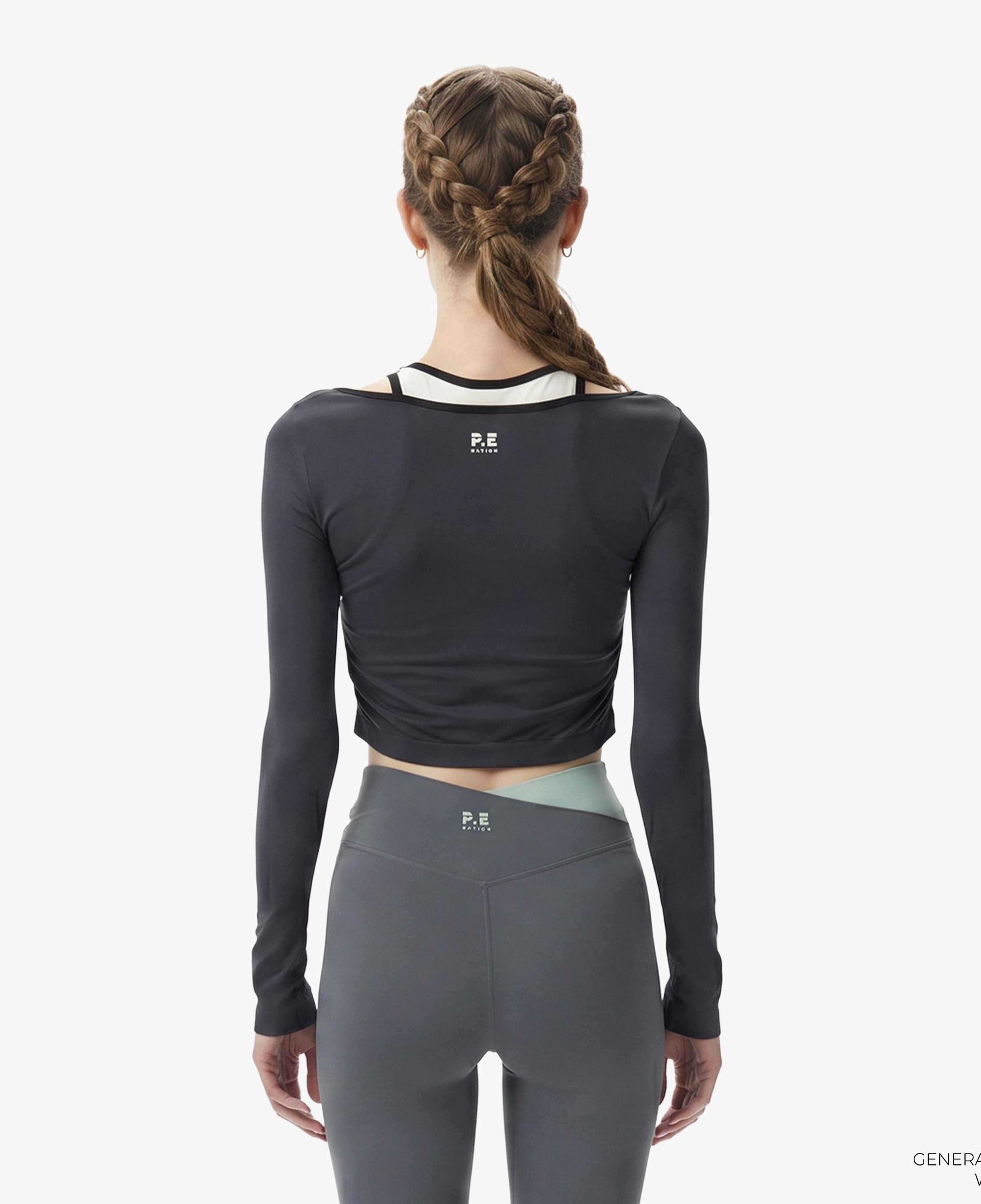 P.E Nation Sutton Cropped Kadın Mavi T-Shirt