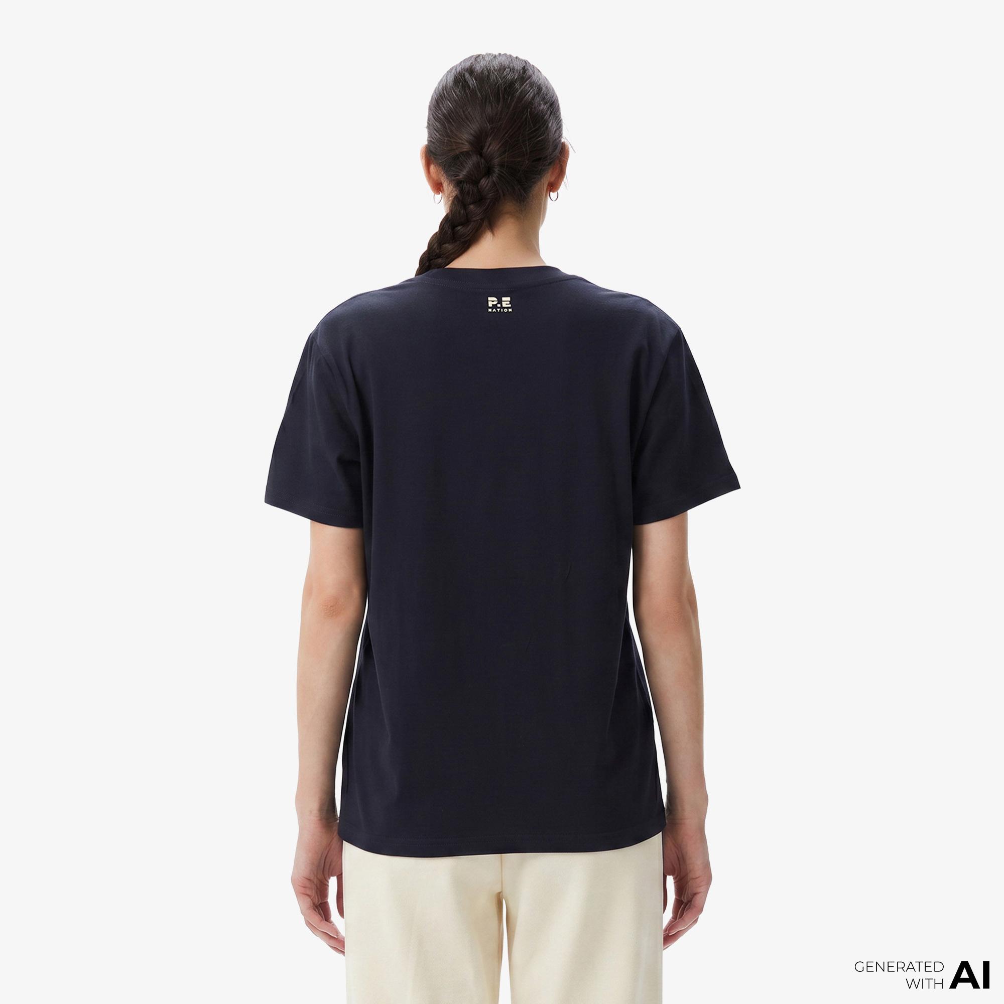 P.E Nation Heritage Kadın Lacivert T-Shirt