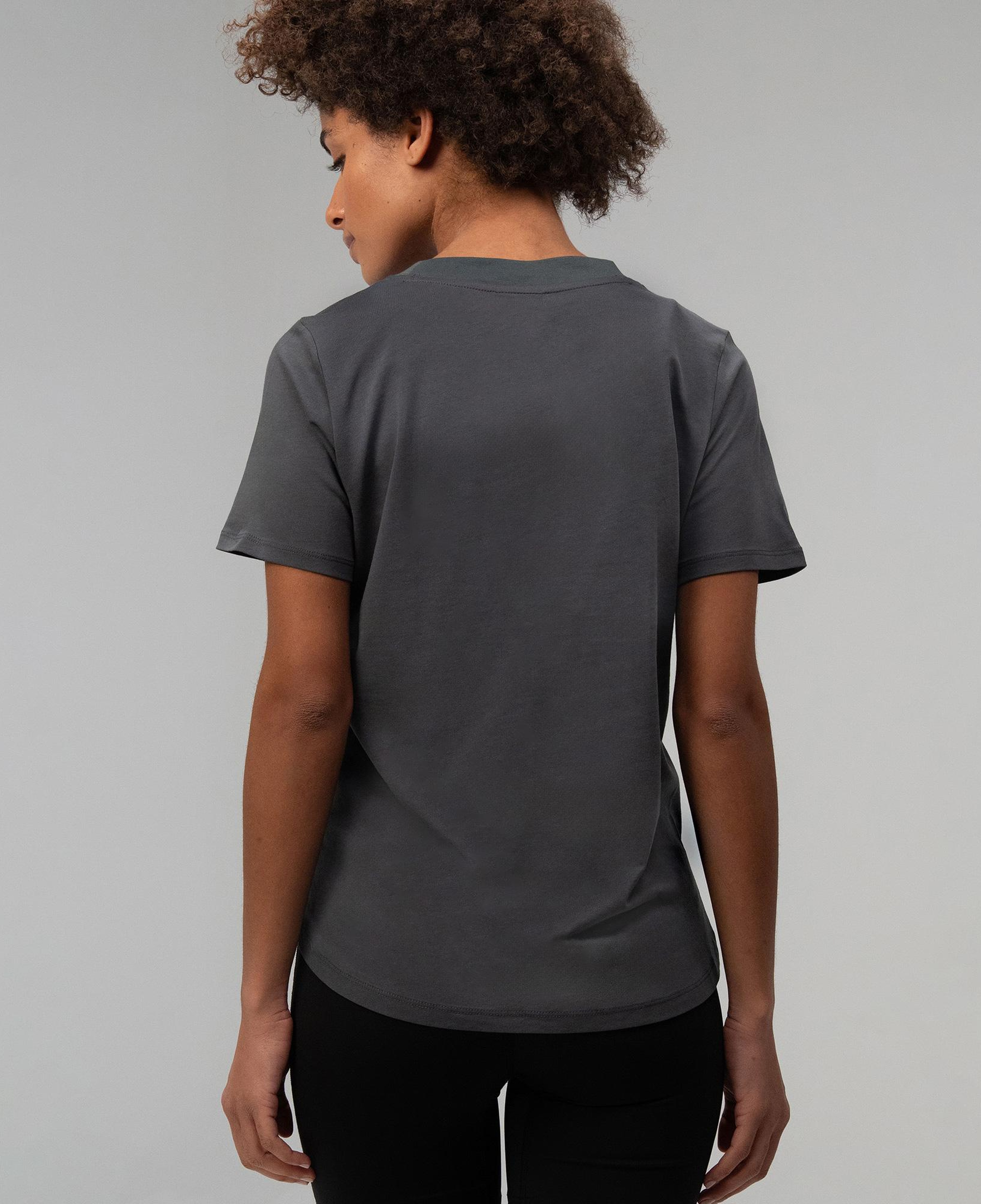 Everlast Graphic Boxing Collection Comfort Fit Gri Kadın T-Shirt