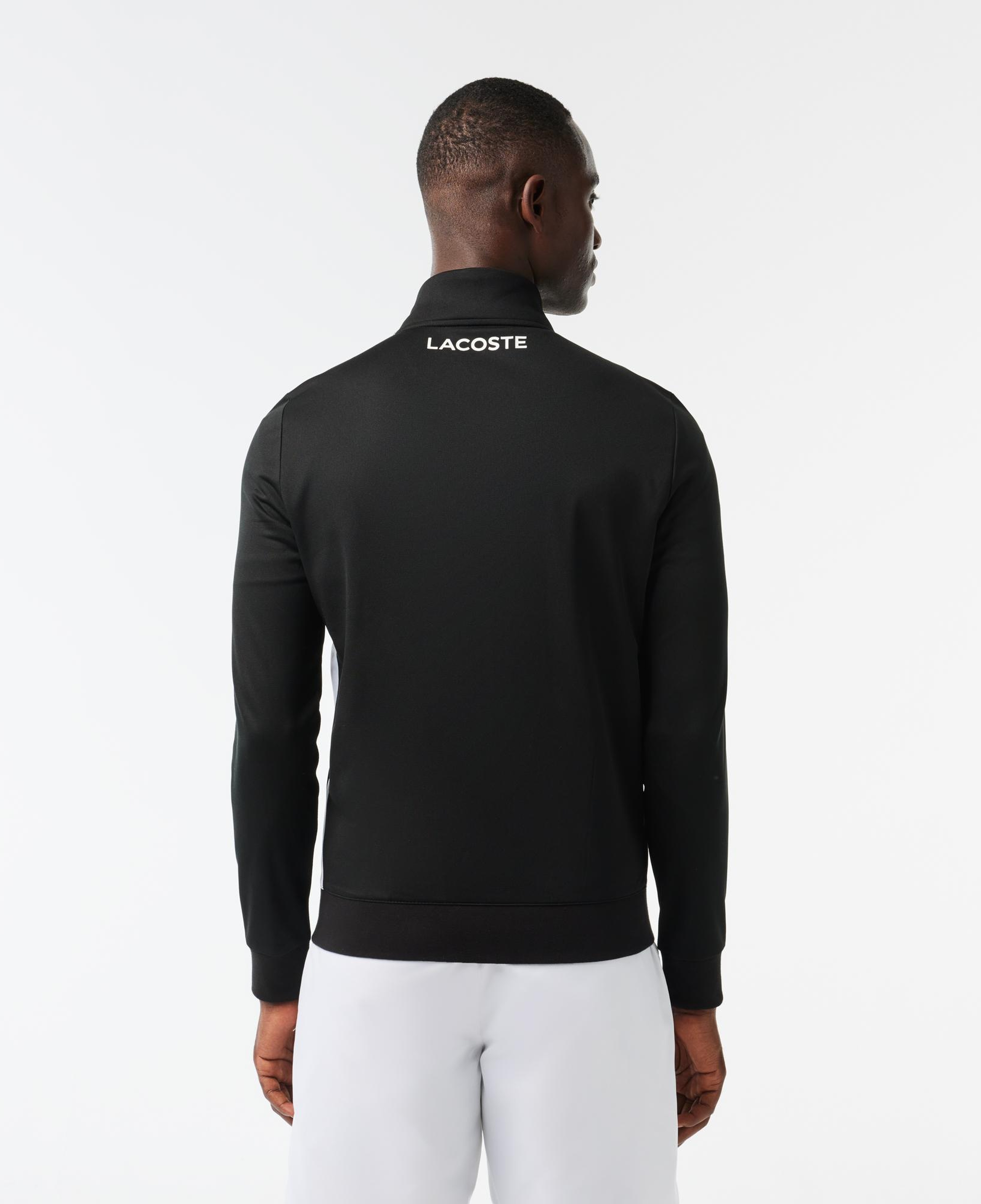 SPORT Erkek Classic Fit Fermuarlı Siyah Sweatshirt