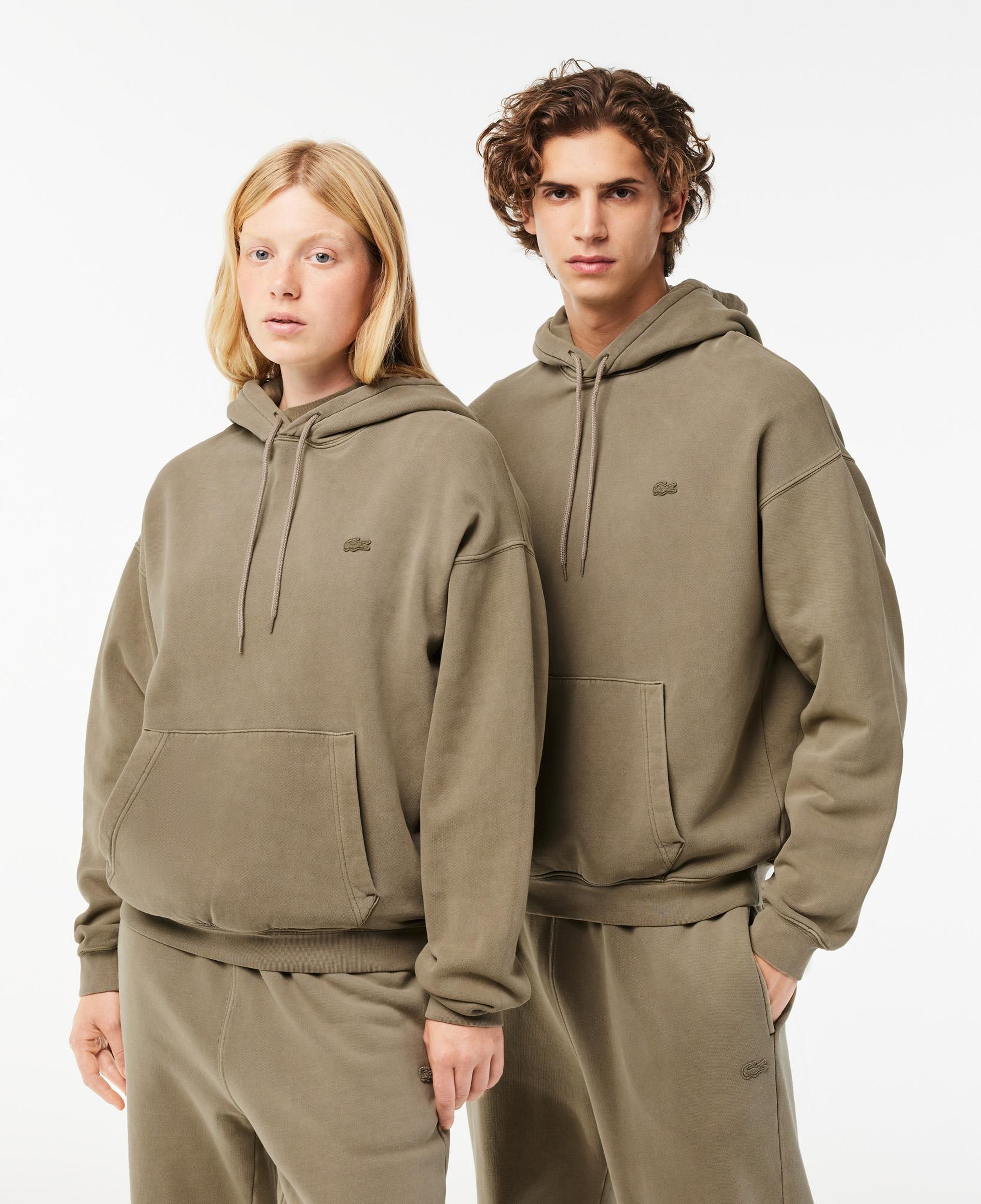 Neo Heritage Unisex Loose Fit Kapüşonlu Yeşil Sweatshirt