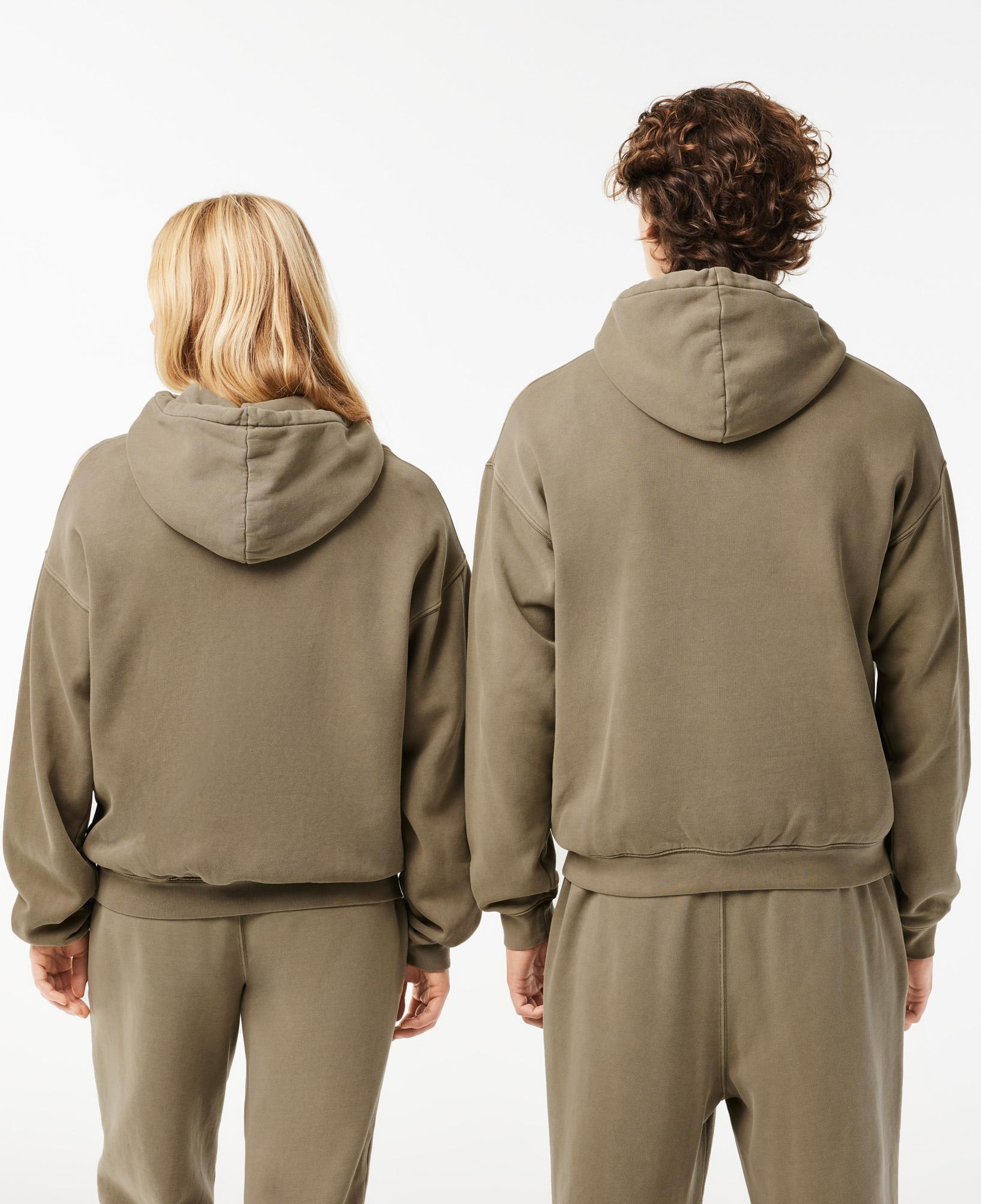Neo Heritage Unisex Loose Fit Kapüşonlu Yeşil Sweatshirt