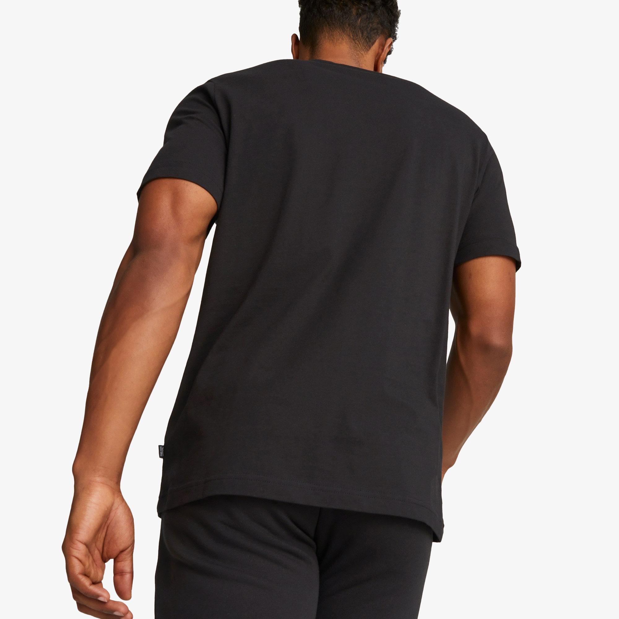 Puma Essentials Small Logo Erkek Siyah T-Shirt
