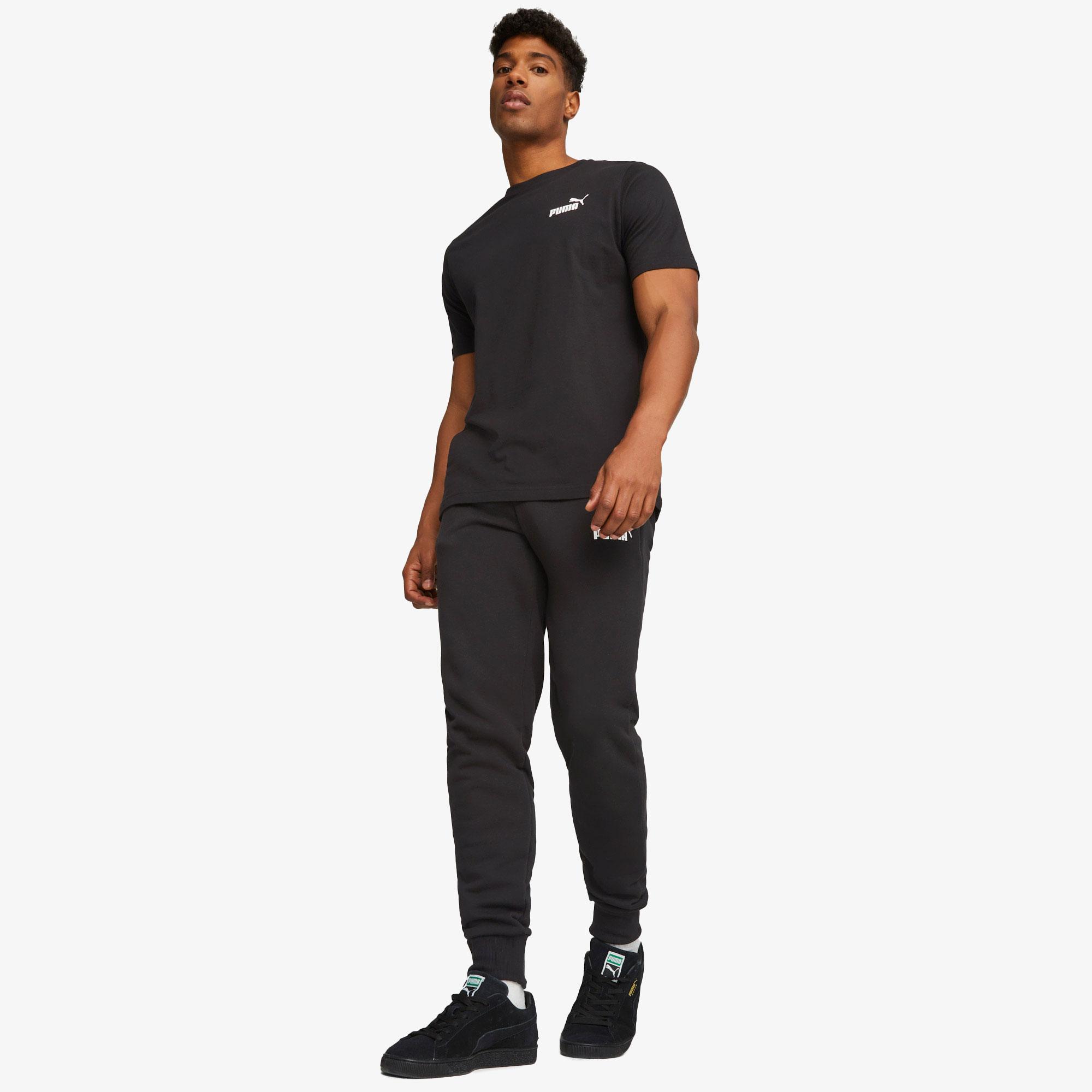 Puma Essentials Small Logo Erkek Siyah T-Shirt