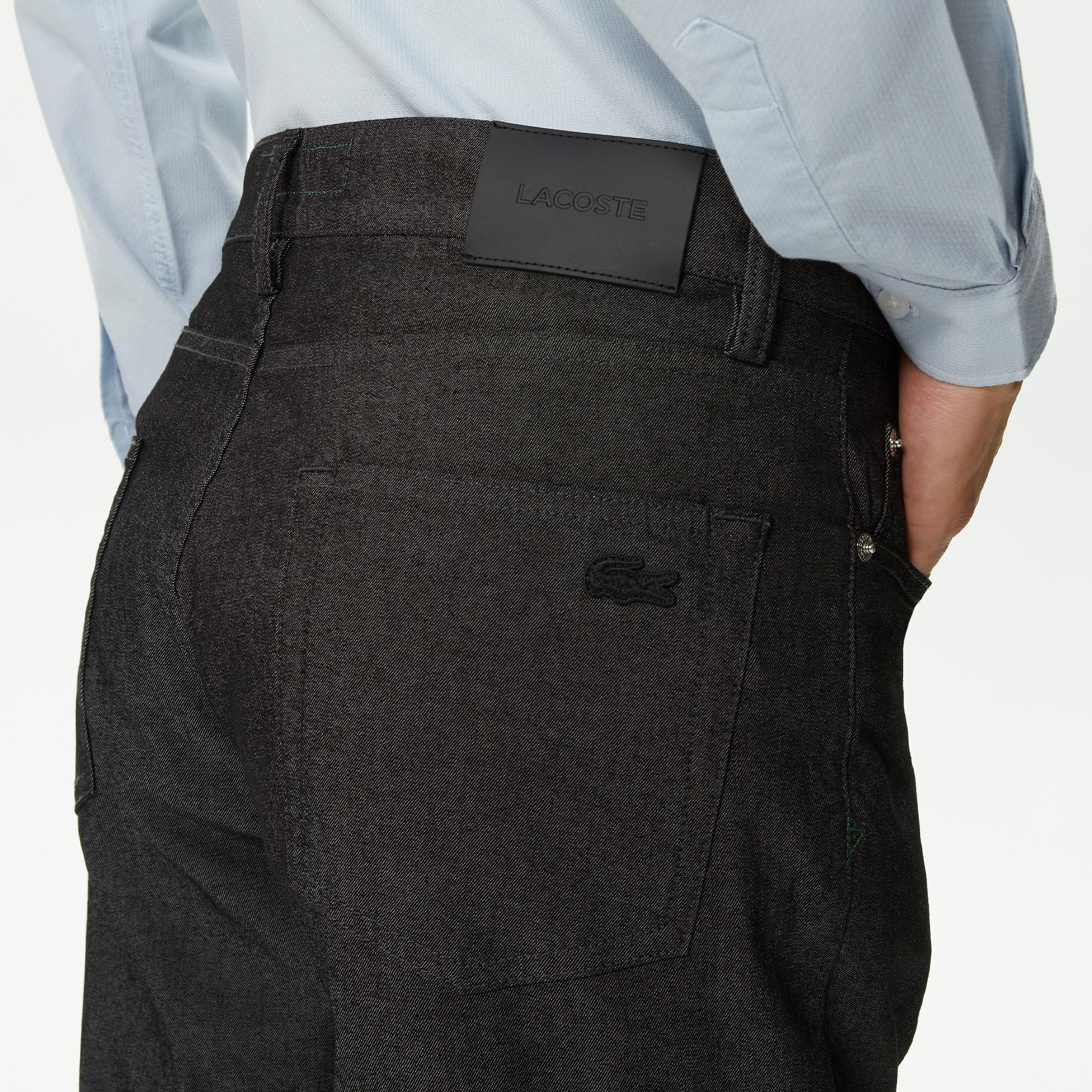 Erkek Slim Fit Siyah Pantolon