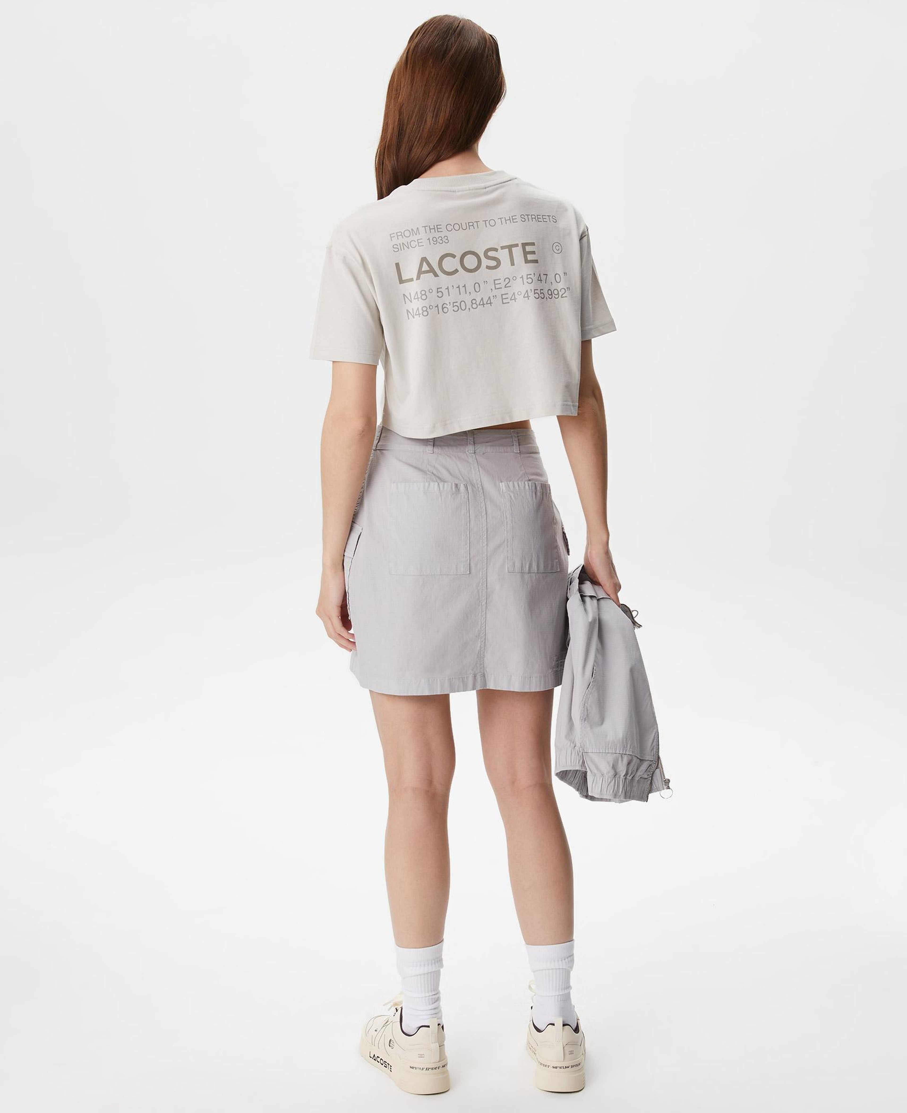 Lacoste House of SuperStep X Lacoste Kadın Gri Etek